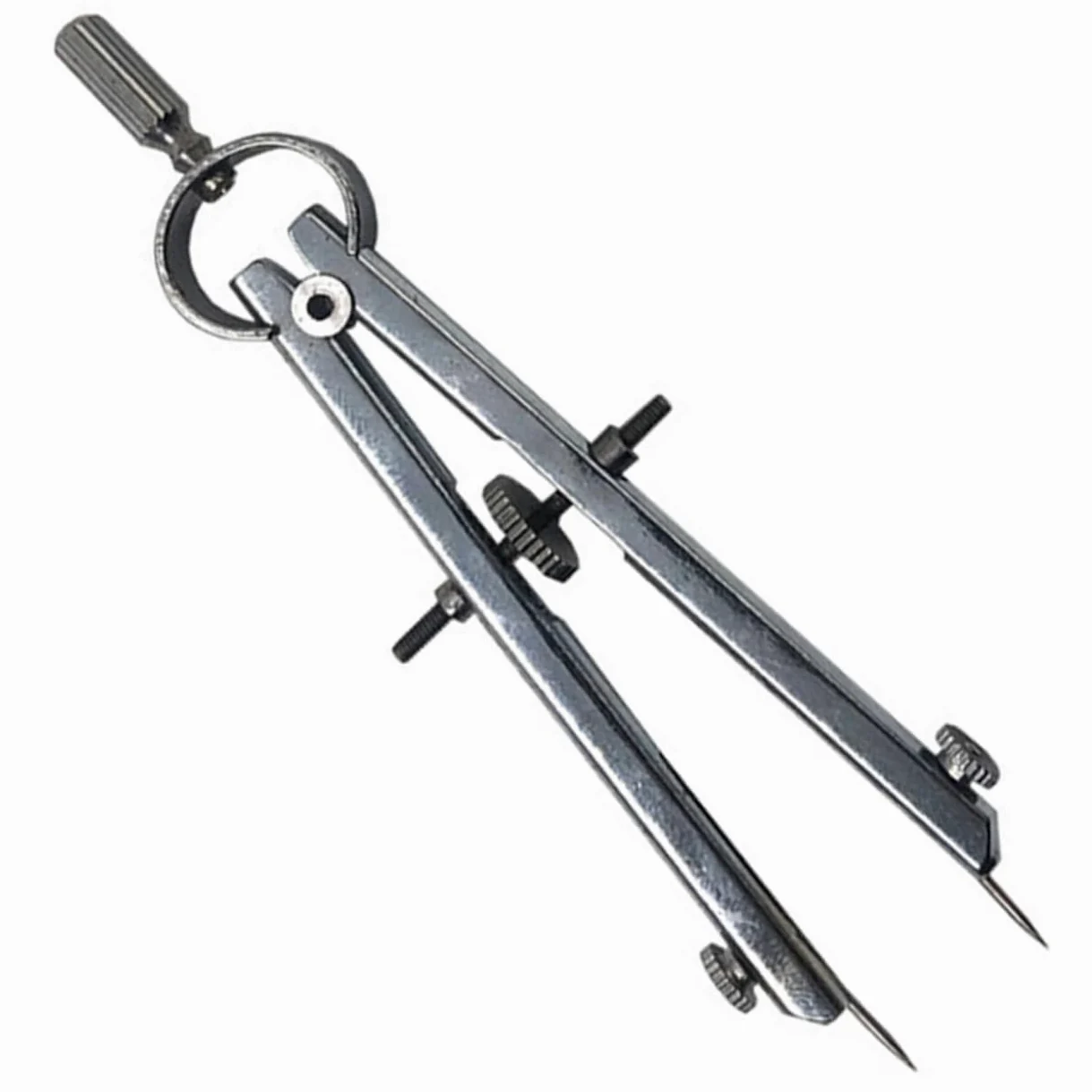 Operitacx 4 Pz Bussole attrezzo compasso a matita bussola per disegnare metrico cerchiometro cerchiografo circle compasso da disegno forniture per ufficio Acciaio inossidabile Silver