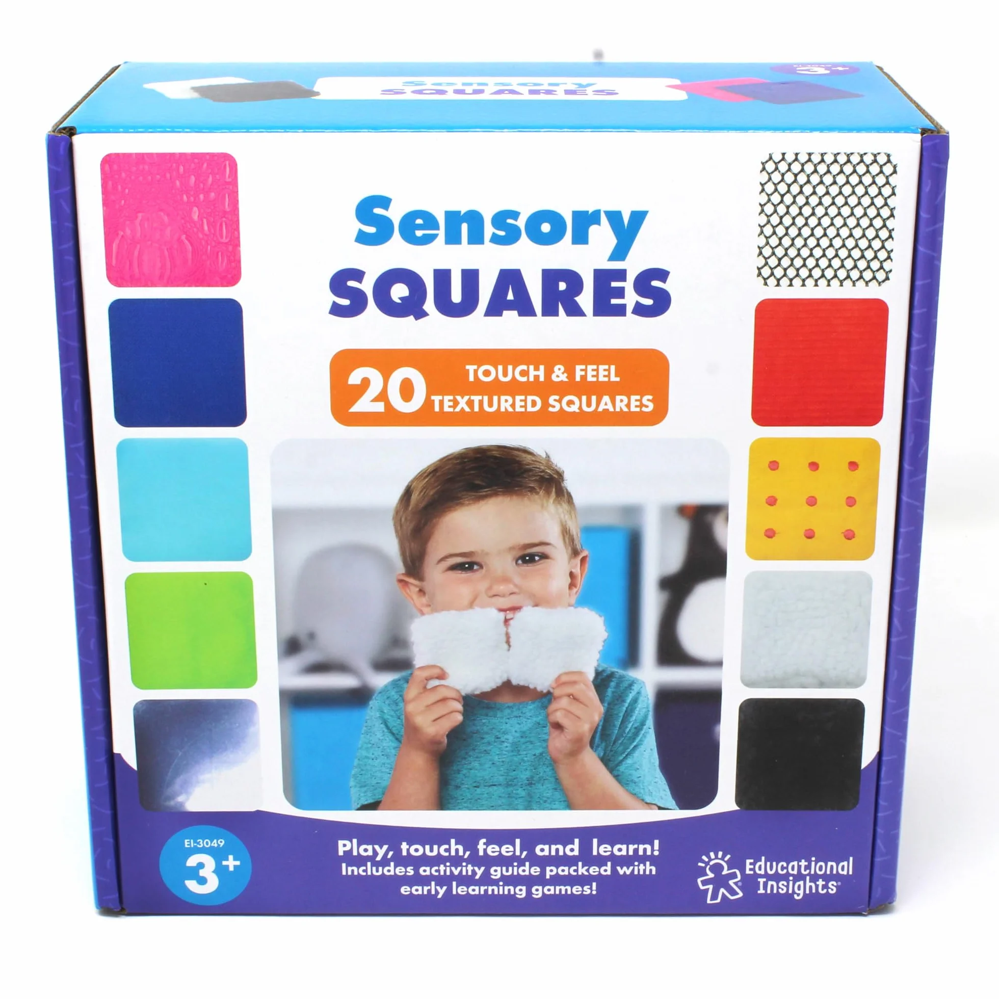 Learning Resources Teachable Touchables Quadrati tattili Gioco sensoriale Montessori 3+