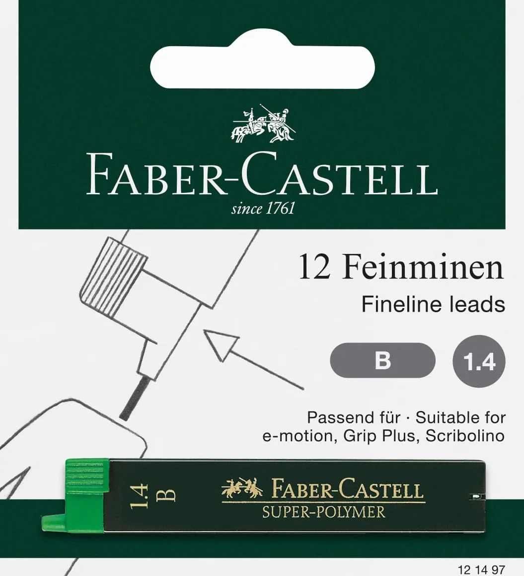 Faber-Castell Mine 1,4 mm Confezione da 2 Pezzi