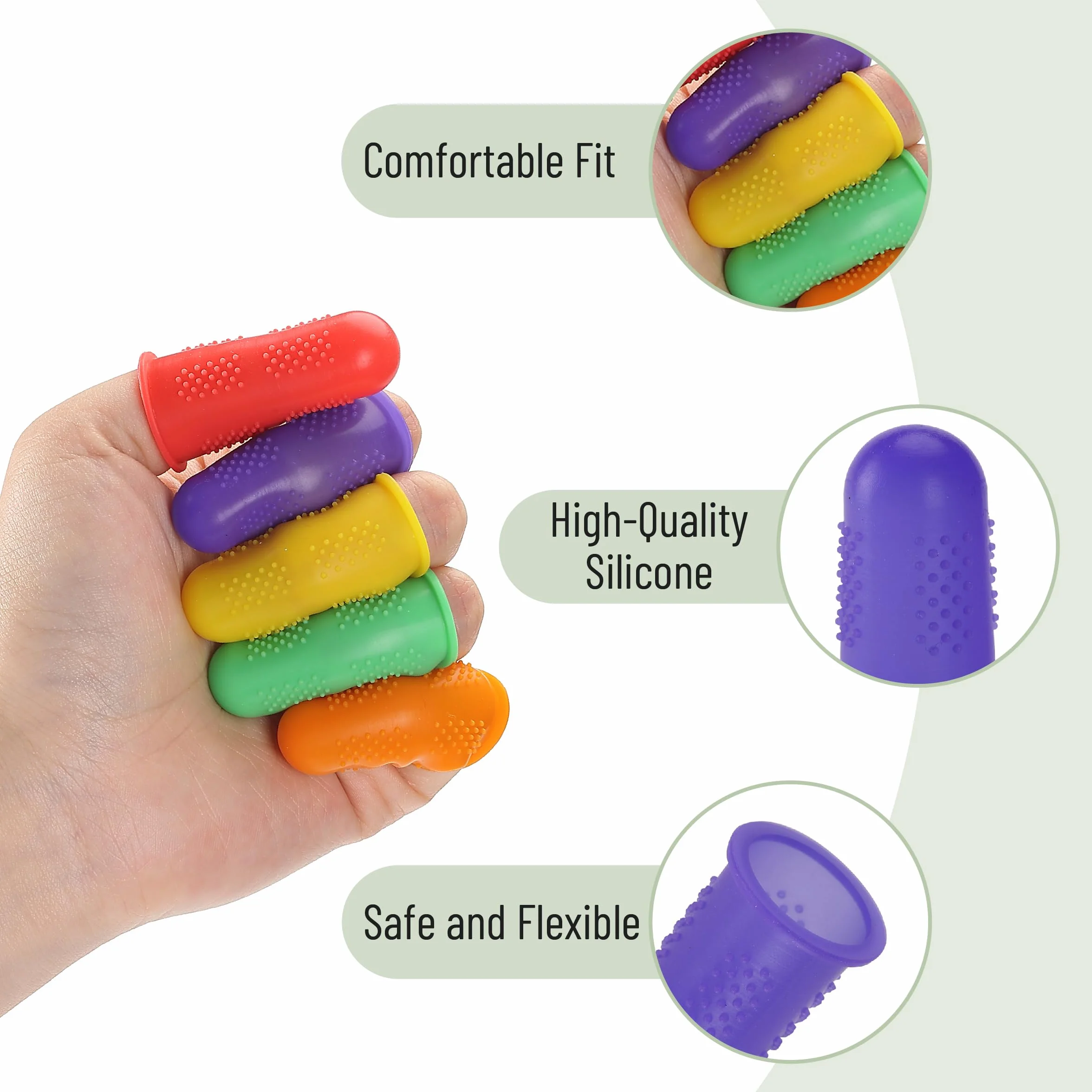 Mr. Pen Pistola per colla a caldo 24 pezzi ditale in silicone