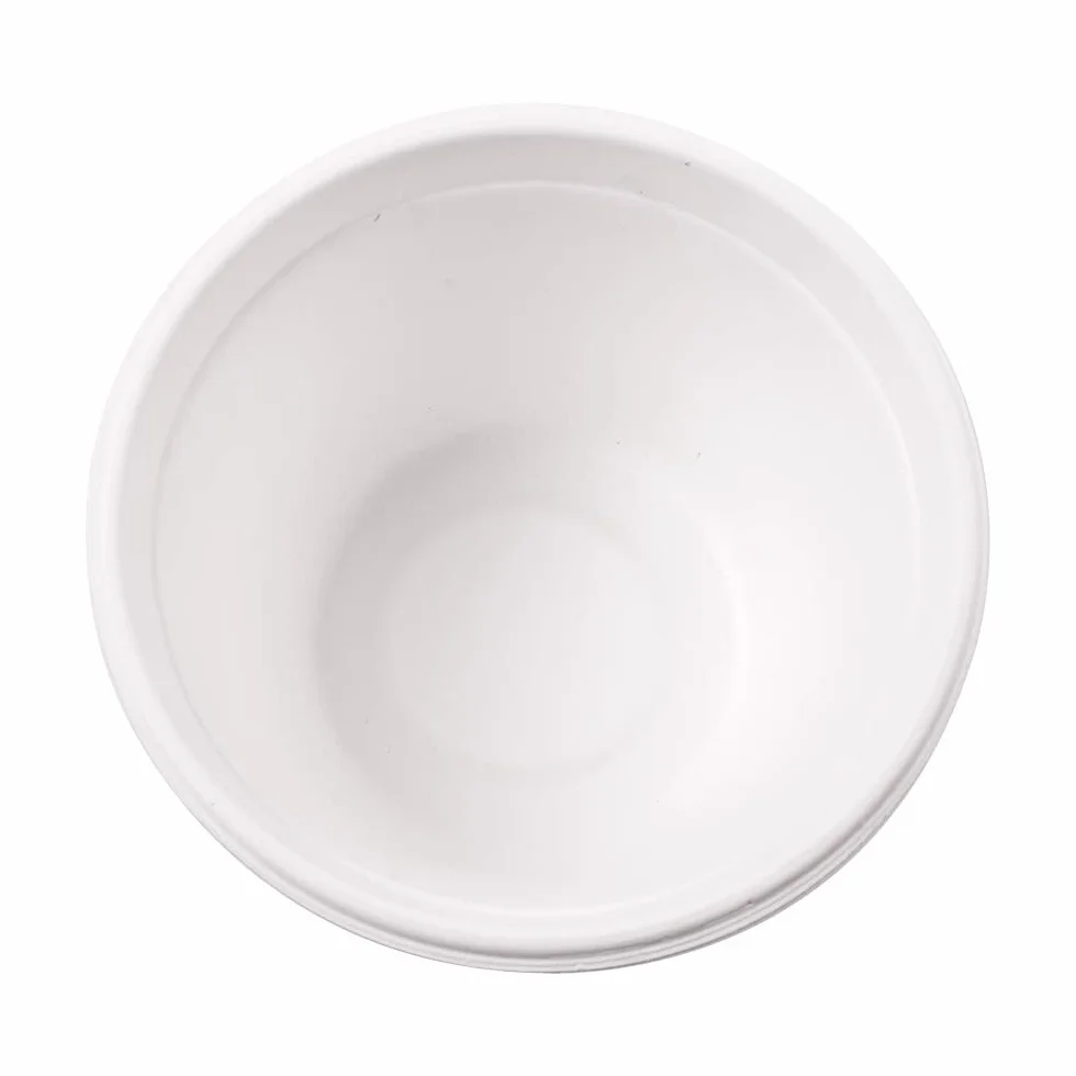 Ciotole Bionic 360 Ml Ø 11,6 x 6,3 cm Bianco Bagassa - 50 Pezzi