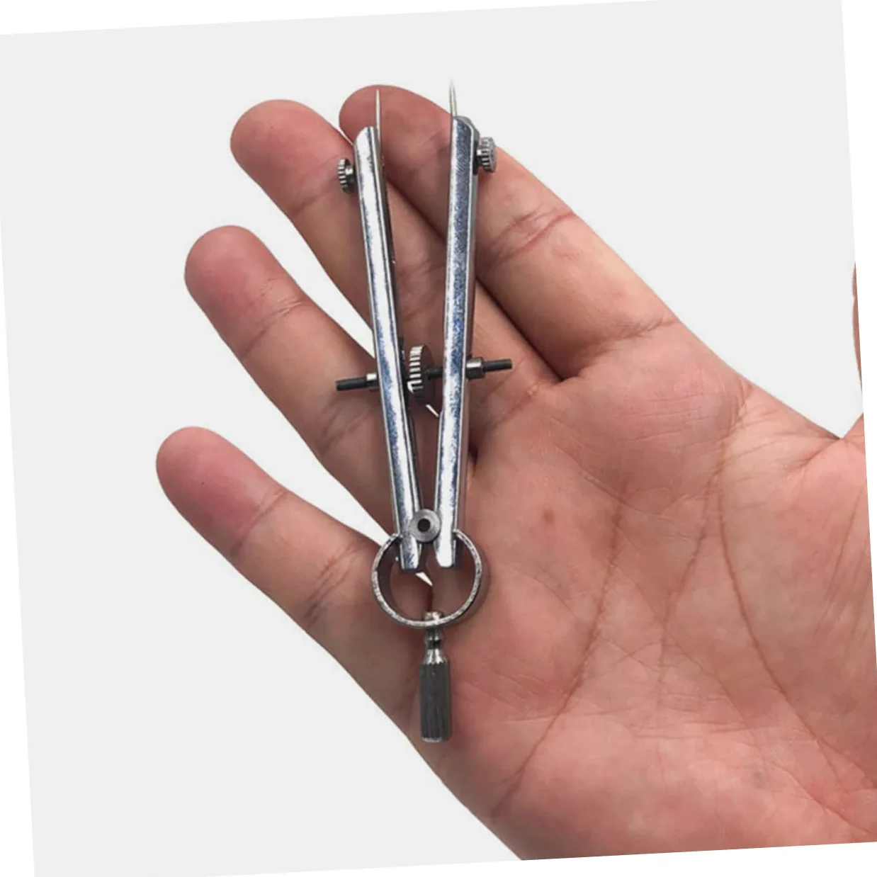 NUOBESTY 4 Pz Bussole Compasso Geometrico Strumento Di Disegno Del Cerchio Bussola Per La Matematica Compasso a Matita Acciaio Inossidabile Maggiore Alunno Materiale Scolastico