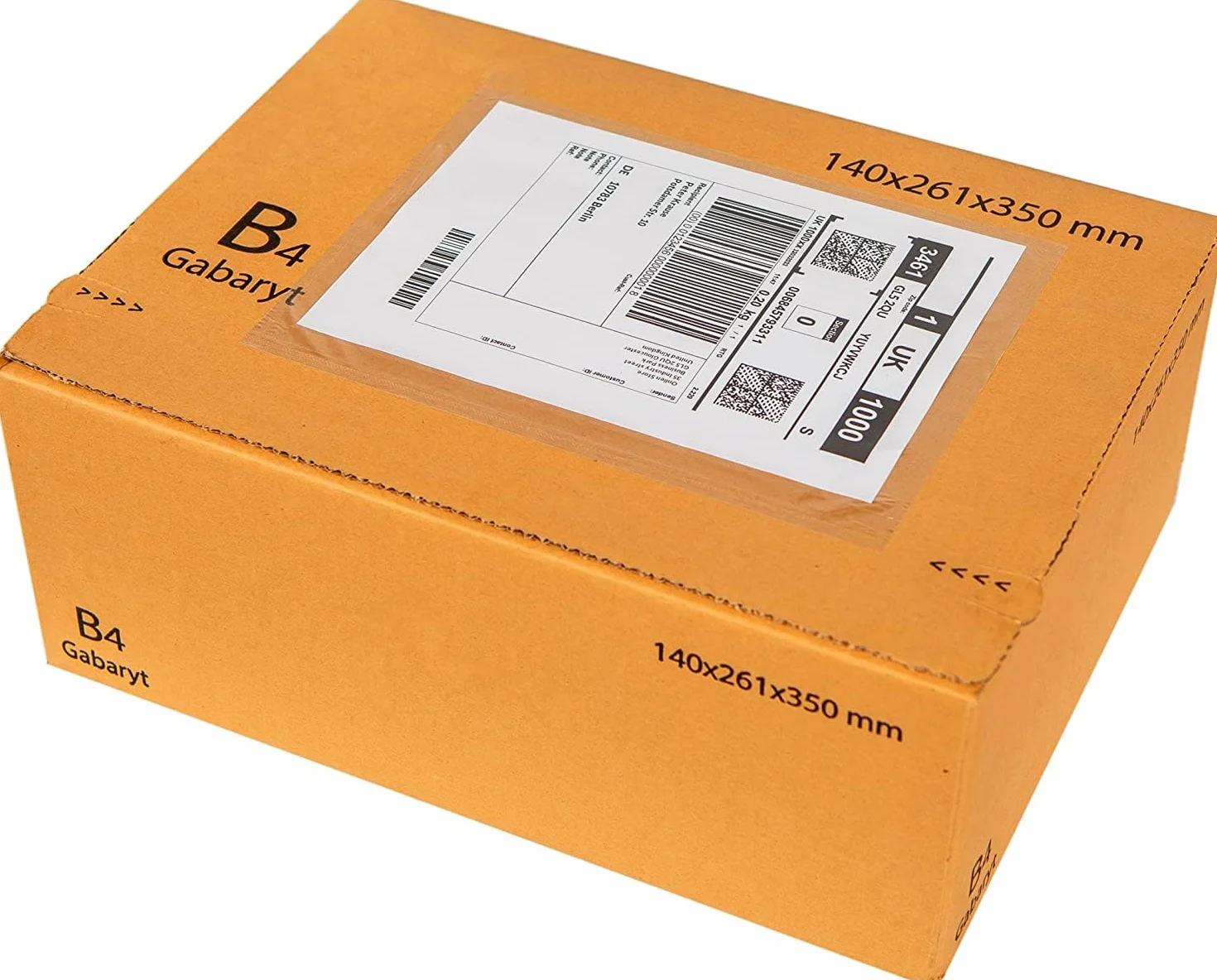 Pakomat Buste portadocumenti DIN C5 per formato A5, trasparenti autoadesive (500)