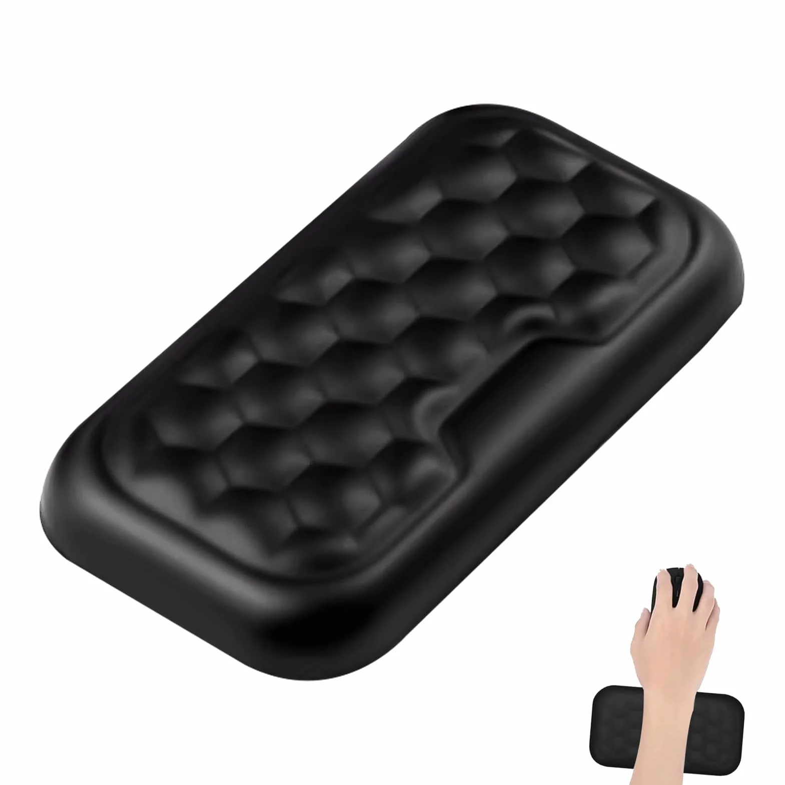 Poggiapolsi Mouse Ergonomico Memory Foam Antiscivolo per Scrivania