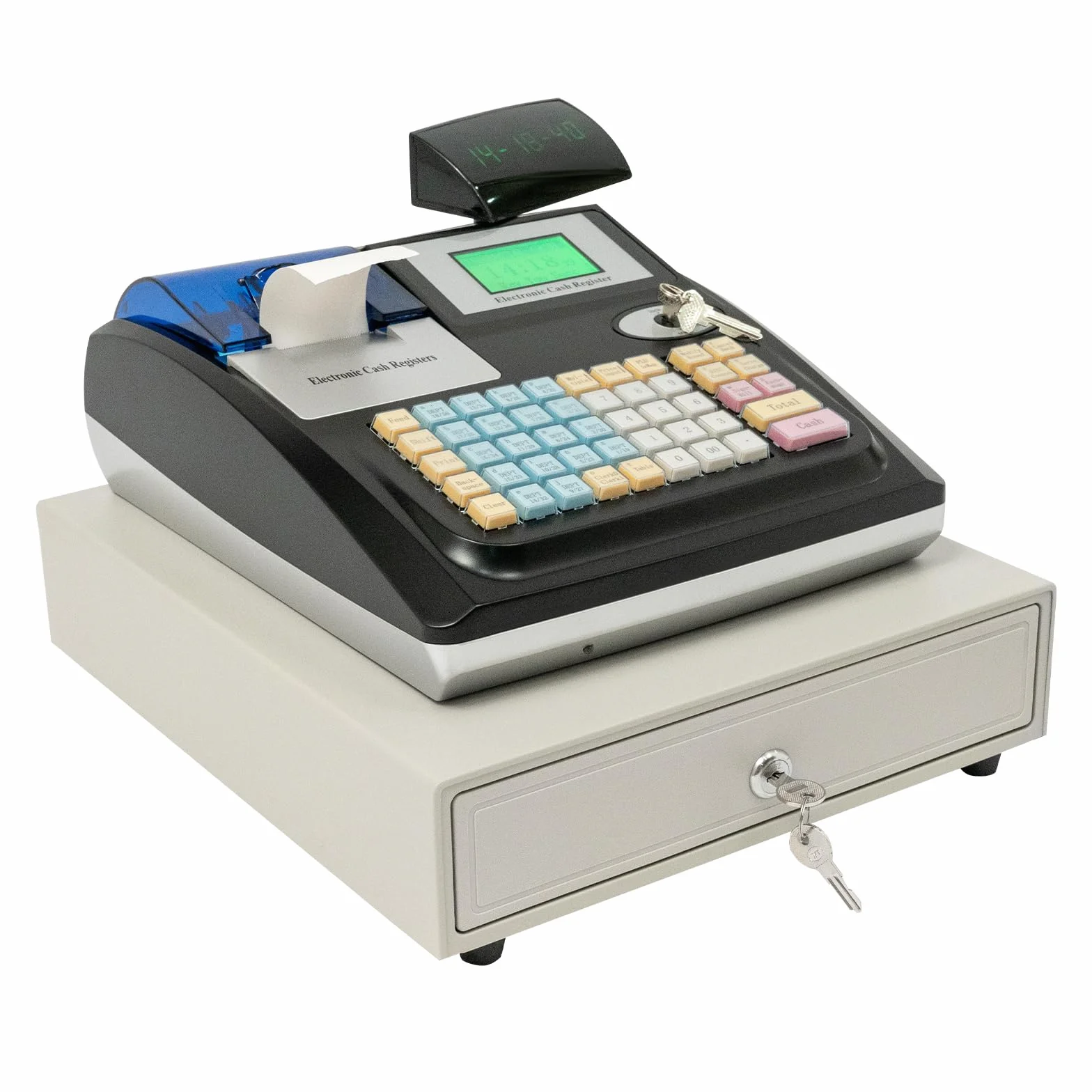 Registratore di cassa elettronico, registratore di cassa gastronomia, supermercato, chiosco, vendita al dettaglio, sistema POS con 48 tasti 40W per ristoranti, supermercati, grandi mercati