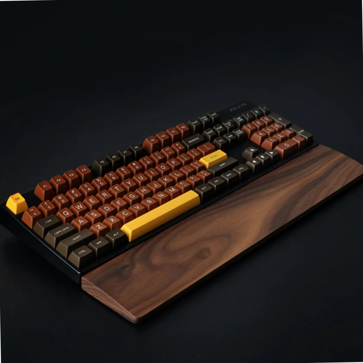 Mobestech Poggiapolsi in Legno Per Tastiera Poggiapolsi Per Computer Design Ergonomico Supporto Per Polso in Legno Massello Texture Naturale Allevia Affaticamento e Dolori Da Digitazione