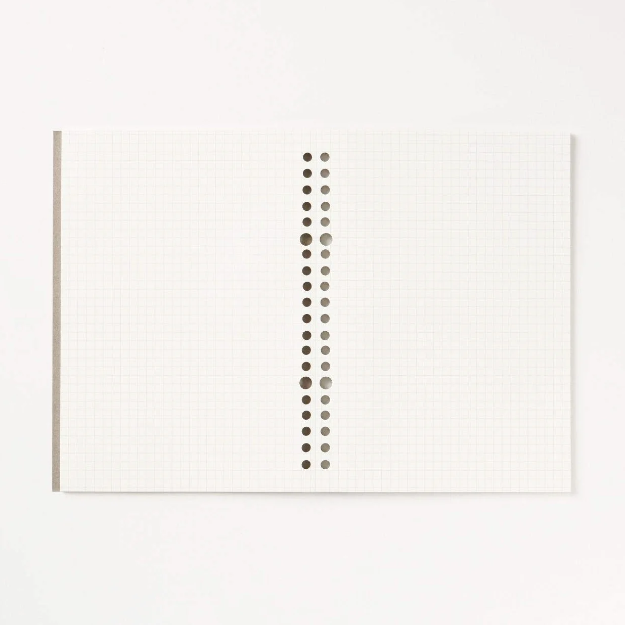 MUJI Quaderno a fogli sfusi rimovibili A5 a quadretti 5 mm 50 fogli