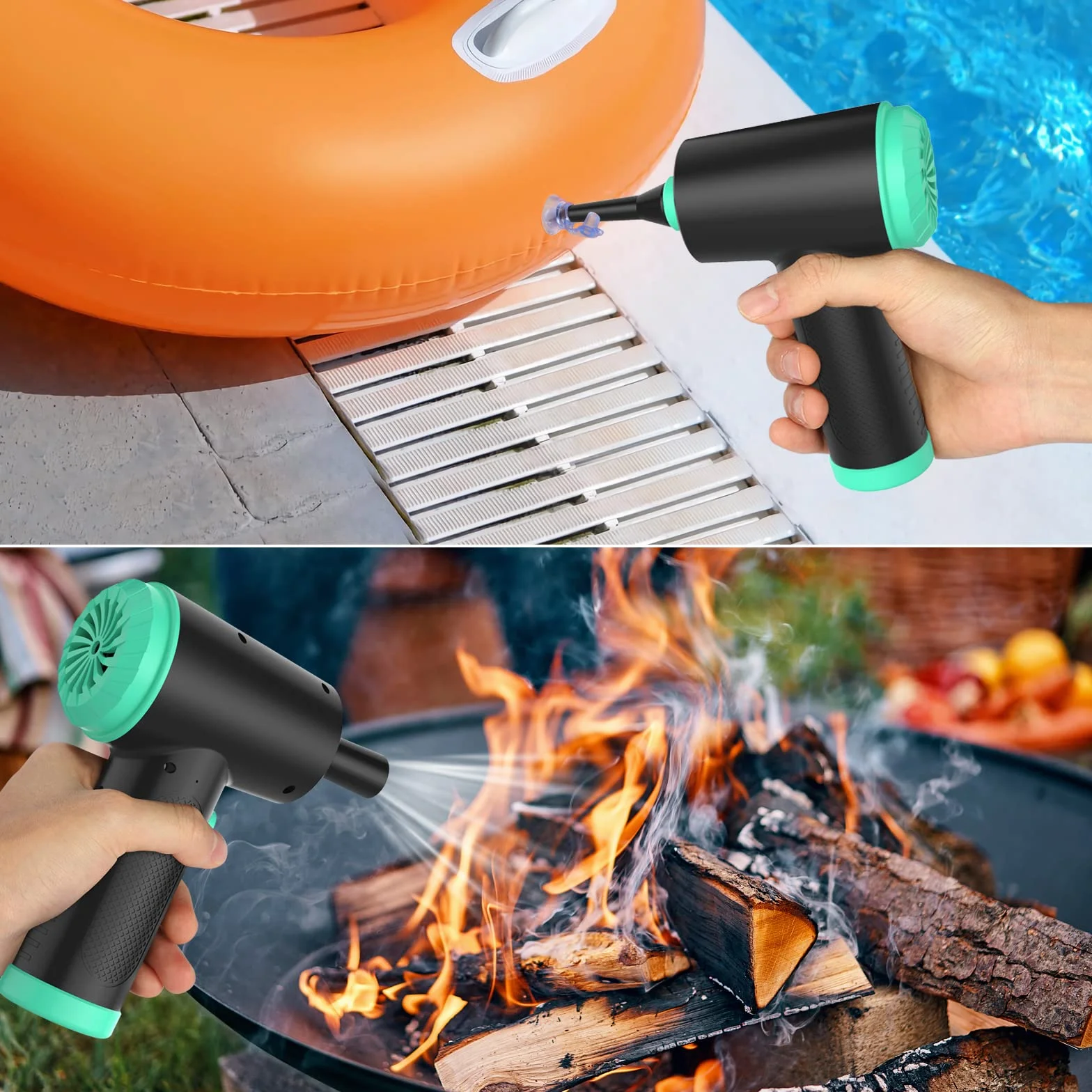 2 in 1 Aspirapolvere Per Computer e Elettrico Rimuovi Polvere,90000RPM Aria Compressa Senza Fili spray e 12Kpa Mini Aspirapolvere (3 Velocità, 7000mAh,Con Luce a LED) perTastiera,PC,Pulizia Casa,Auto