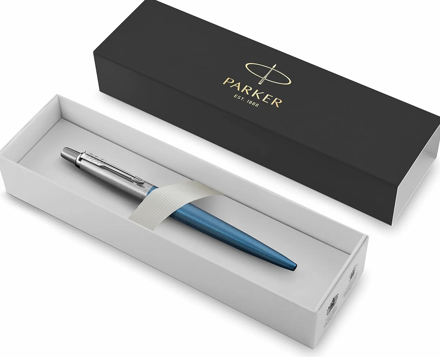 PARKER Jotter Core Recycled Penna Premium Confezione Regalo Mina Blu o Nera Waterloo Blue C.C.