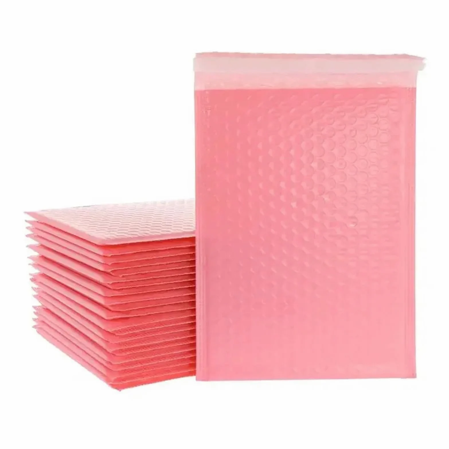 100 pz Bubble Mailer Rosa Poly Buste imbottite con sigillo automatico for libri Rivista Foderato Self Seal per Imballaggio(Blue,13 * 18cm)