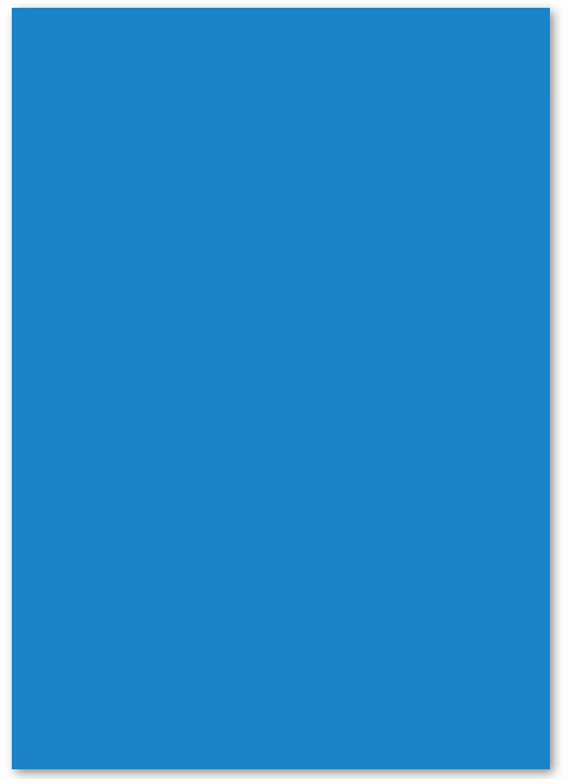 Kangaro Carta colorata blu DIN A4 160 g/m² FSC mix 50 confezioni Carta da lettere fai da te 29,7 x 21 x 1