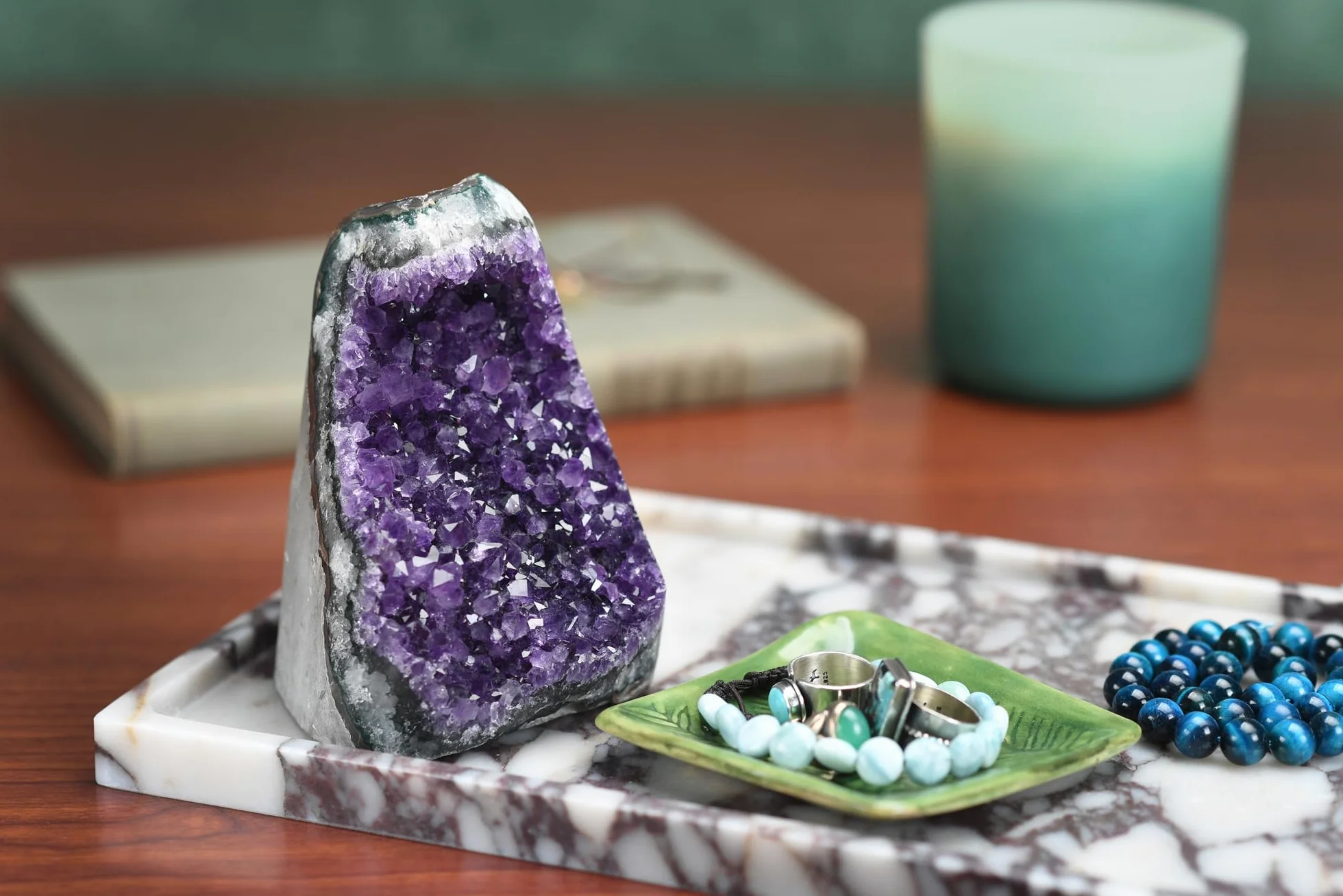 Extreme Polished Amethyst Cluster