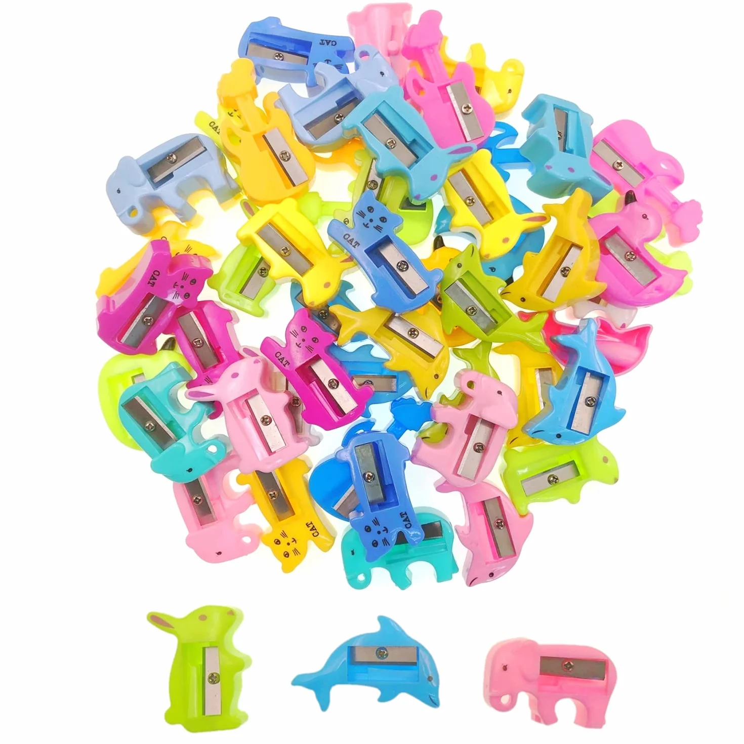 Temperamatite a Forma di Animali per Feste Compleanno Buste Regalo Bambini 50 Pezzi