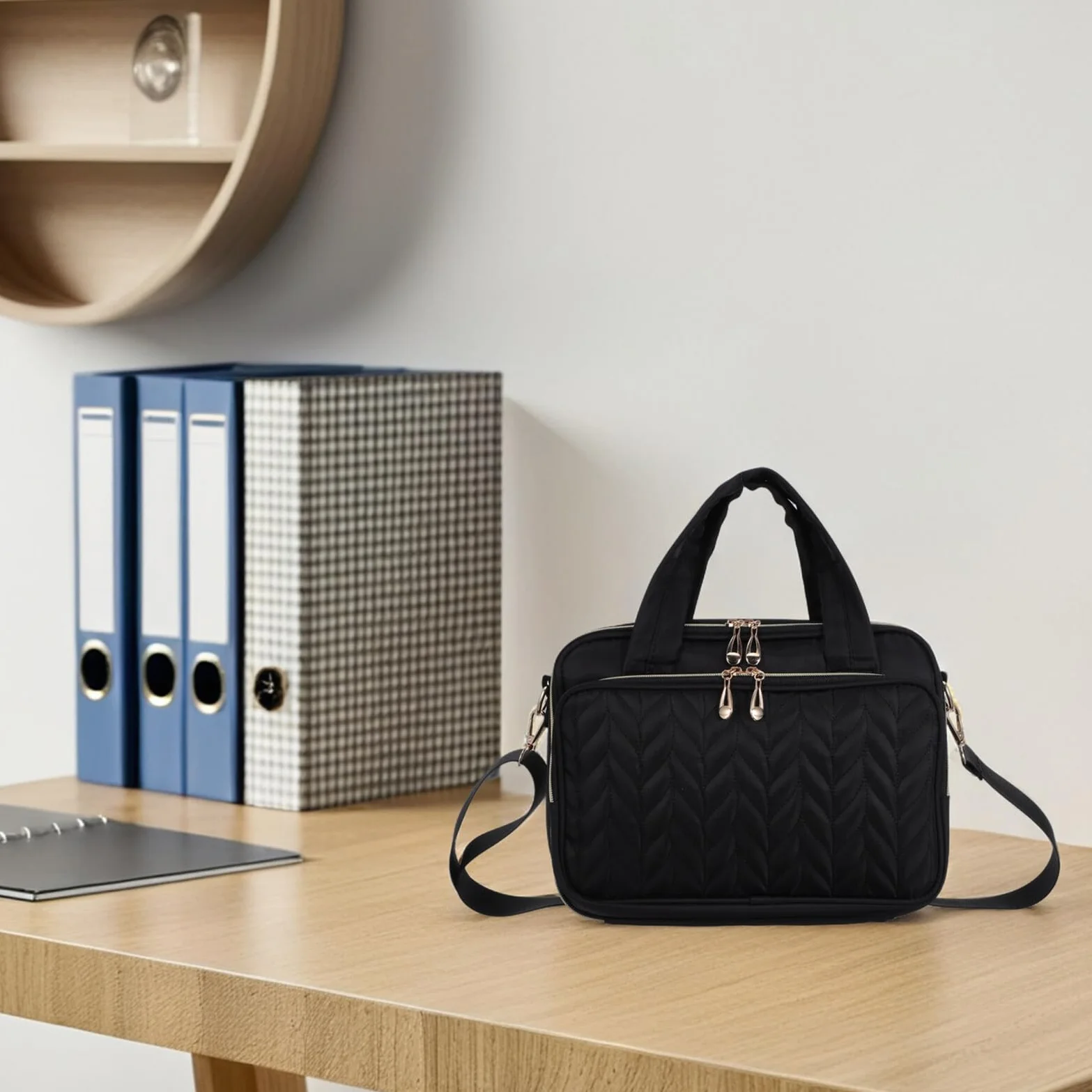 Borsa da Trasporto per Bibbia da Donna in Poliestere con Tracolla Regolabile