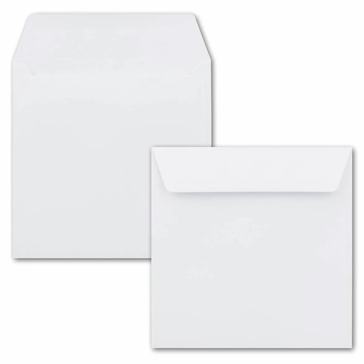 Glüxx-Agent - 700 buste quadrate, 15,5 x 15,5 cm, 120 g/m², con incollaggio a umido, senza finestra, ideali per Natale, biglietti di auguri