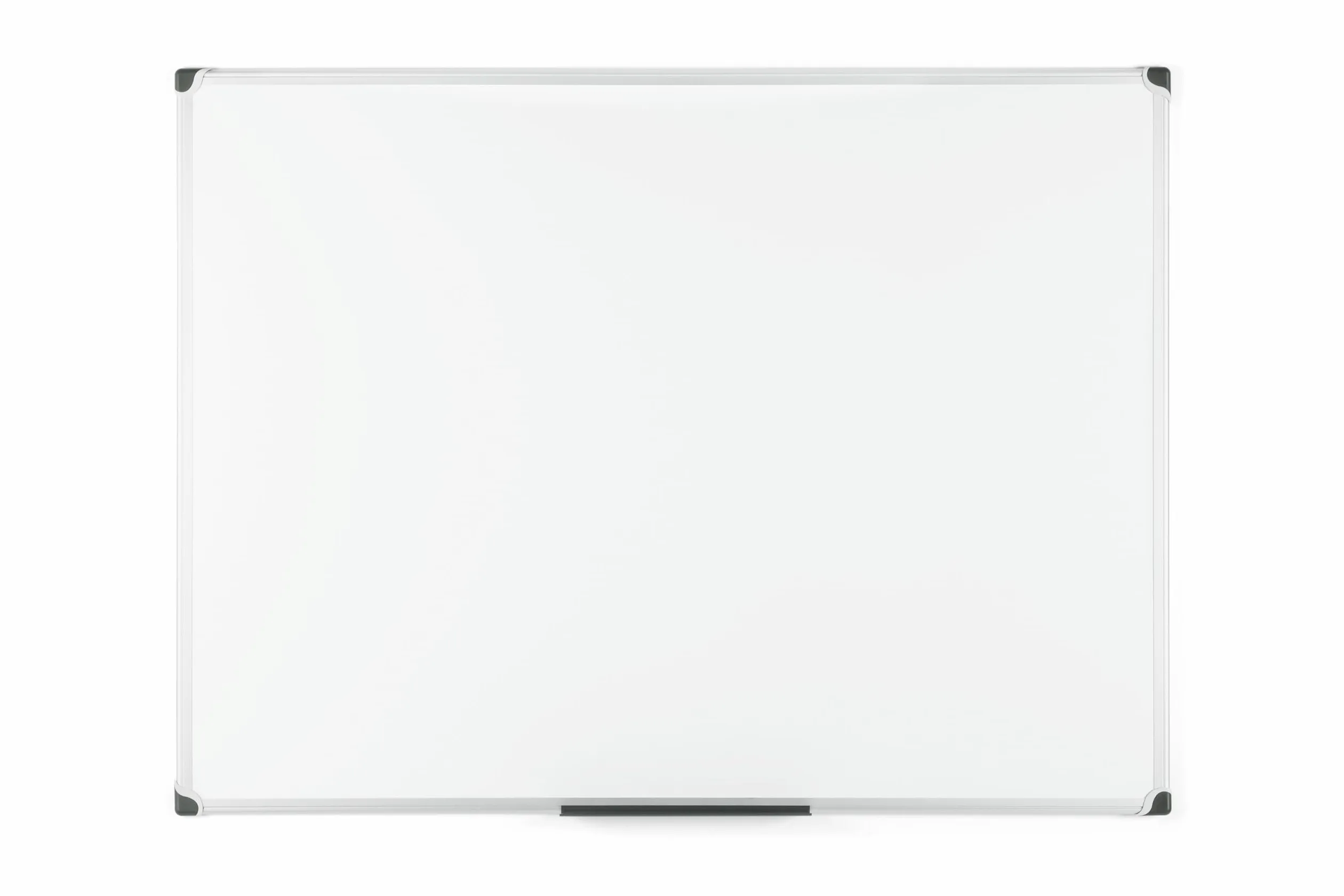 Bi-Office Lavagna Magnetica Bianca Maya Serie W, Con Cornice In Alluminio, Superficie Magnetica Acciaio Laccato, Angoli in ABS, 120x90 cm
