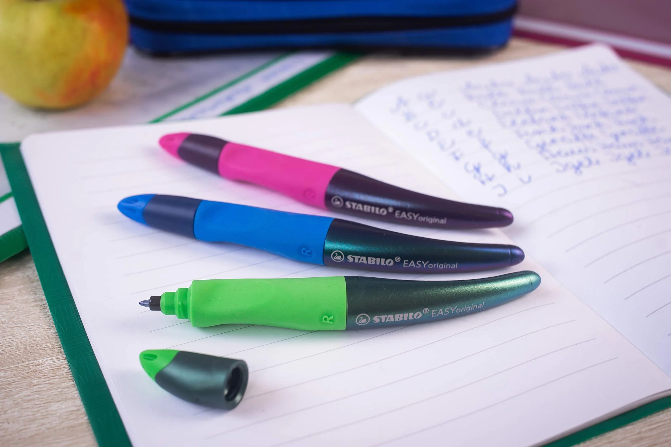 Stabilo EASYoriginal Holograph Edition Penna Roller Ergonomica per Mancini Blu