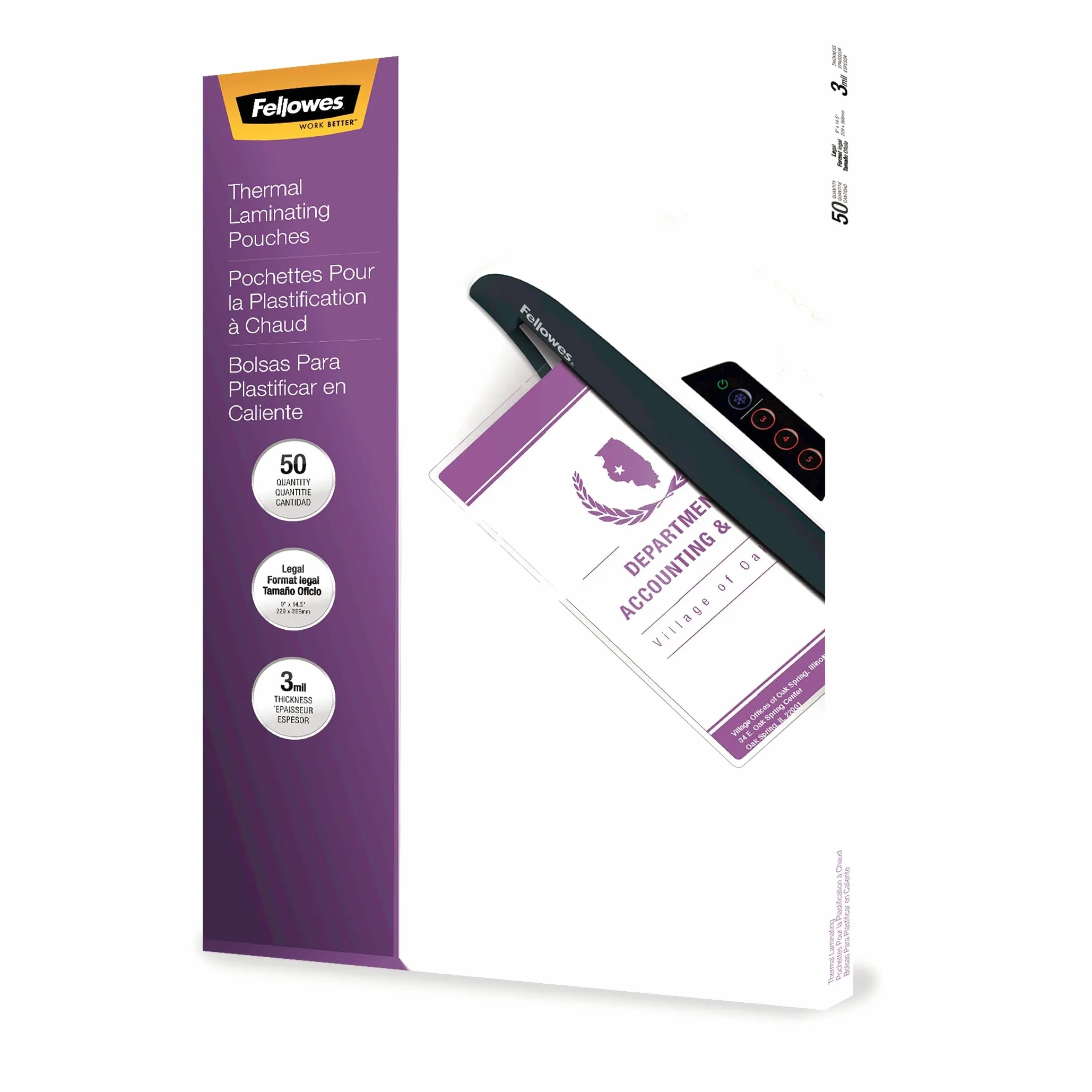 Fellowes 52226 Pellicola per plastificatrice 50 Pezzo(i)