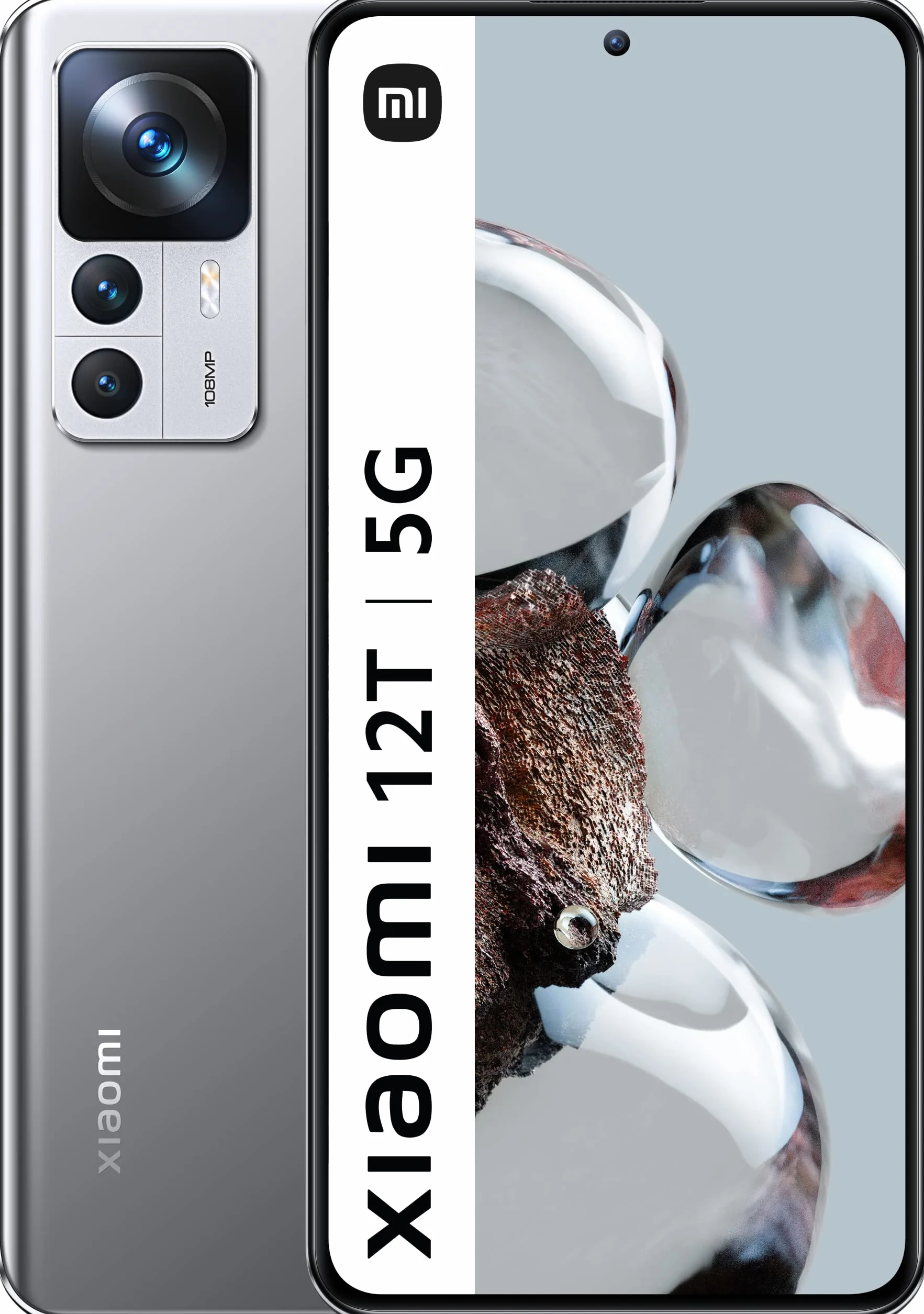 Xiaomi 12T 256GB Handy, Silber, Silber, Android 12