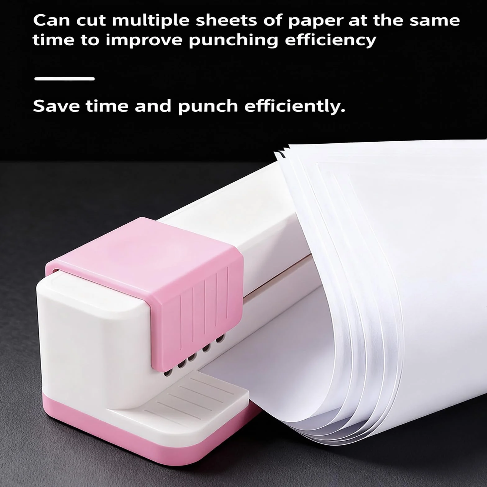 30 fori di carta perforatrice portatile portatile per fori sfoglia carte per artigianato scrapbooking cancelleria strumento manuale