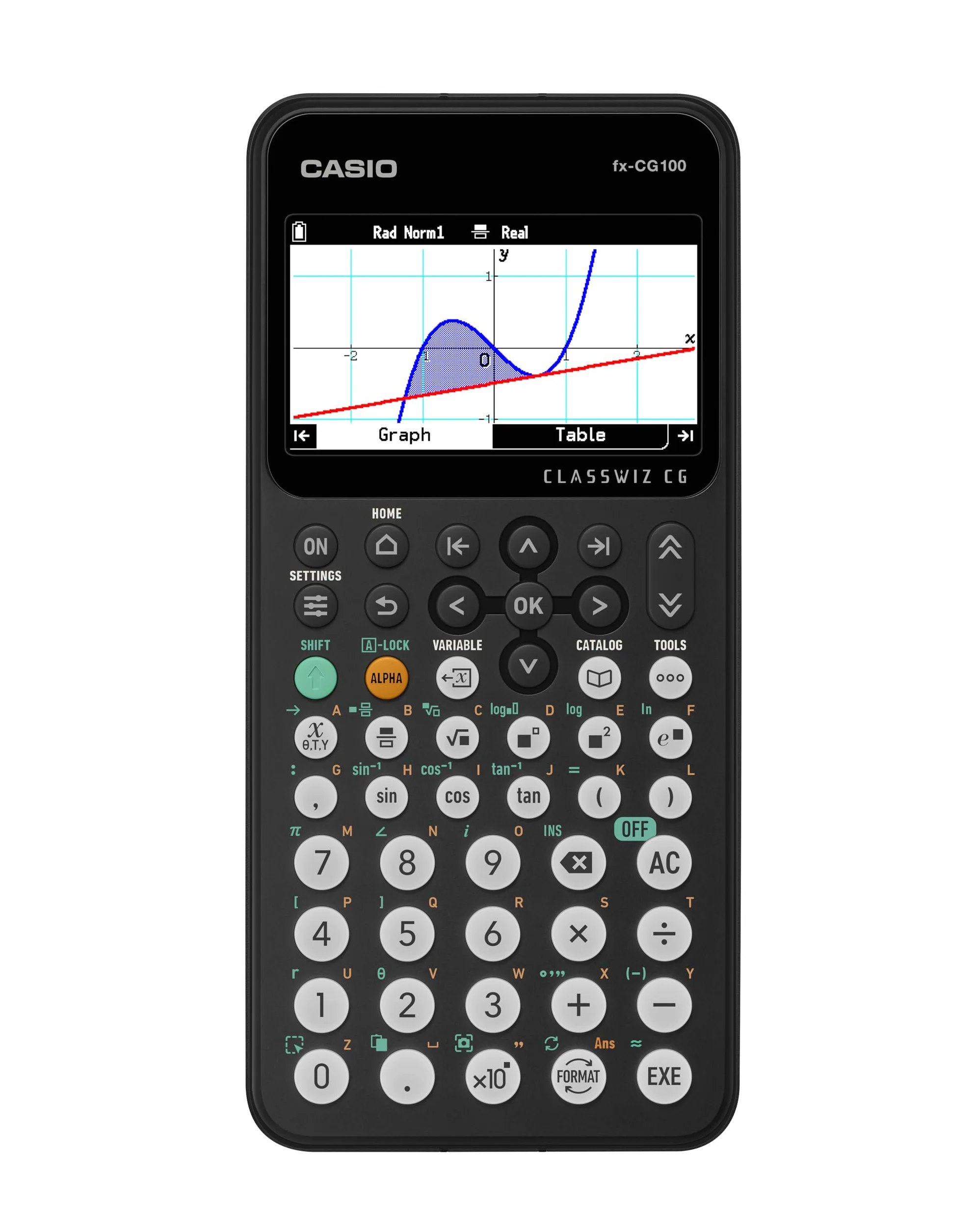 Casio fx-CG100 - Calcolatrice grafica a colori (versione UK), aggiornamento dal precedente modello fx-CG50