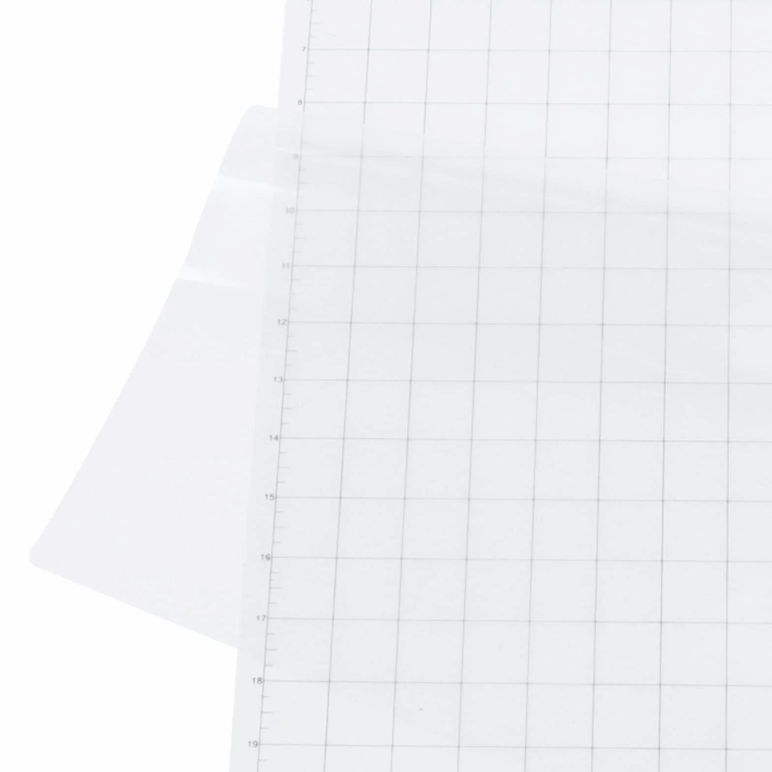 Cocoarm Tappetino da Taglio Tappetino da Taglio a Griglia Trasparente 5 Pezzi Adesivo in PVC Antiscivolo 24 X 12 Pollici per Carta da Costruzione Carta Modello Kraft da Stampa e Cartone