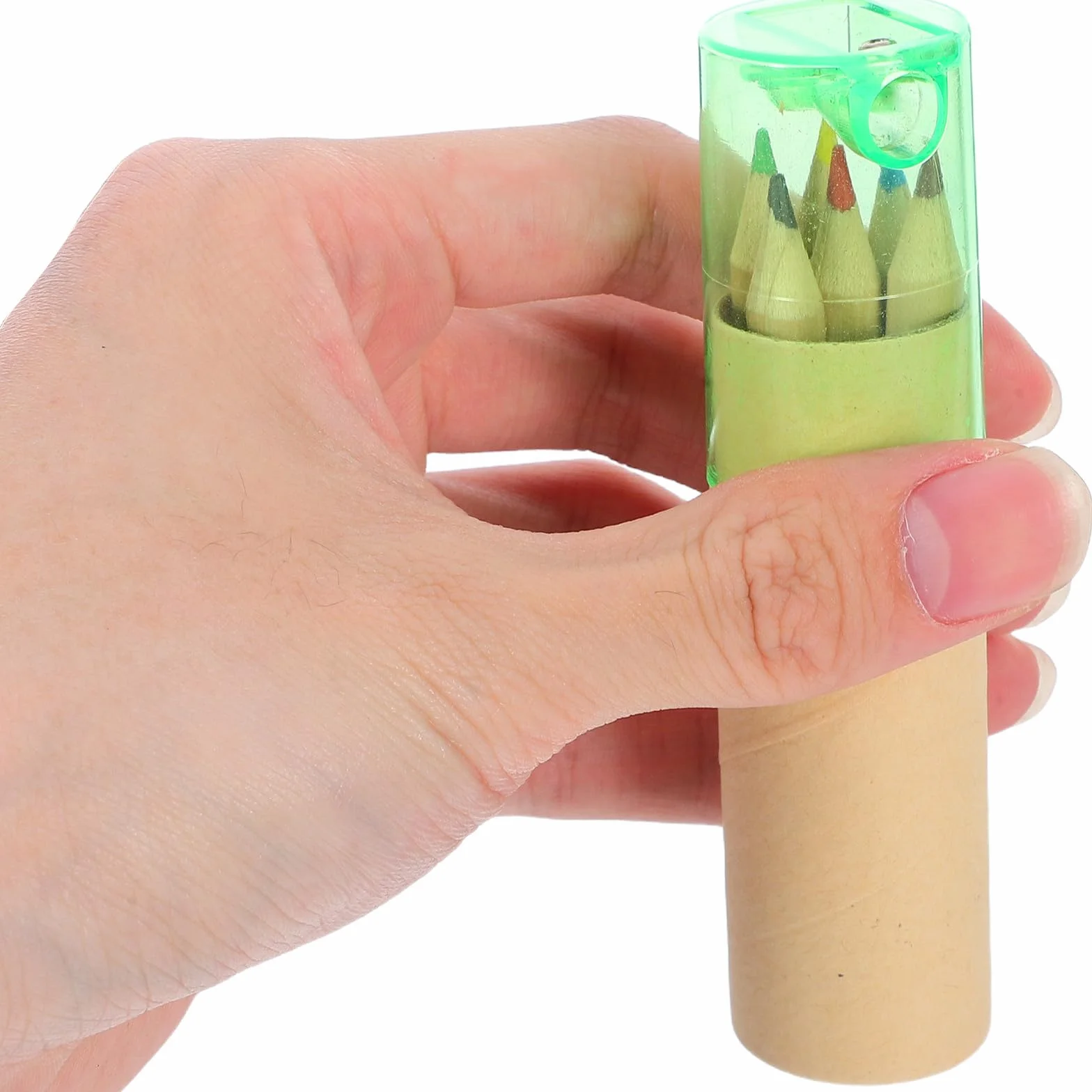 YARNOW Set da 32 Mini Matite Colorate con Temperamatite, Astuccio Portatile e Artisti, Contenitore Compatto per Disegno a Matita, Materiale Artistico per Scuola e Schizzi Creativi