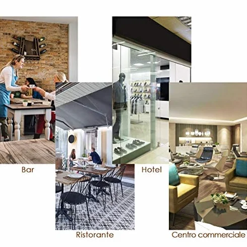 GYMAX A3 Stand Poster Menù, Supporto per Informazioni, Espositore da Terra, Altezza Regolabile, Pannello Girevole, Porta Pubblicità Ideale per Negozio, Ristorante e Bar, in Acciaio INOX (Nero)