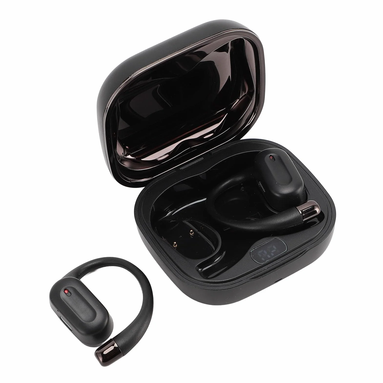 Auricolari Traduttore di Lingua 5.4 Cancellazione del Rumore Stereo Wireless Reale per Chiamate Musicali Sociali, Input di 133 Lingue e Traduzione APP per Viaggiatori