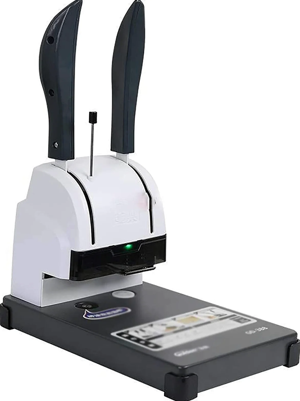 Accessori per Ufficio, rilegatrice per carichi Pesanti Rilegatrice Bianca Pettini Buono finanziario Manuale Rilegatrice Veloce Rilegatrice Manuale Punzonatrice (Color : White, Size