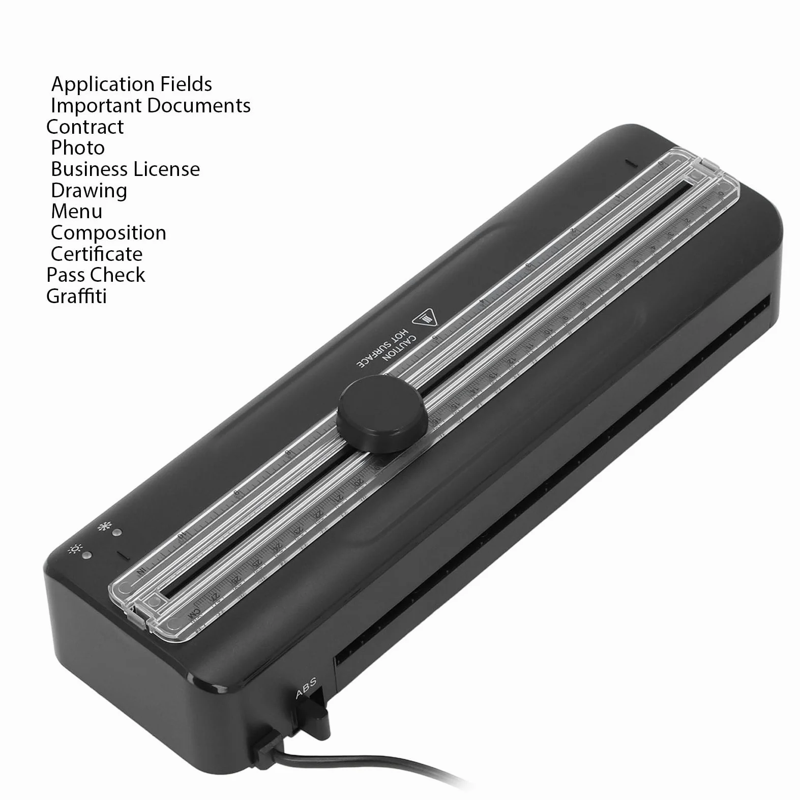Laminatrice Termica, Plastificatrice A4 con Bilancia e Taglierina per Carta, Plastificatrice per Disegno di Menu di Documenti Fotografici, per Insegnanti di Ufficio, Casa (Spina