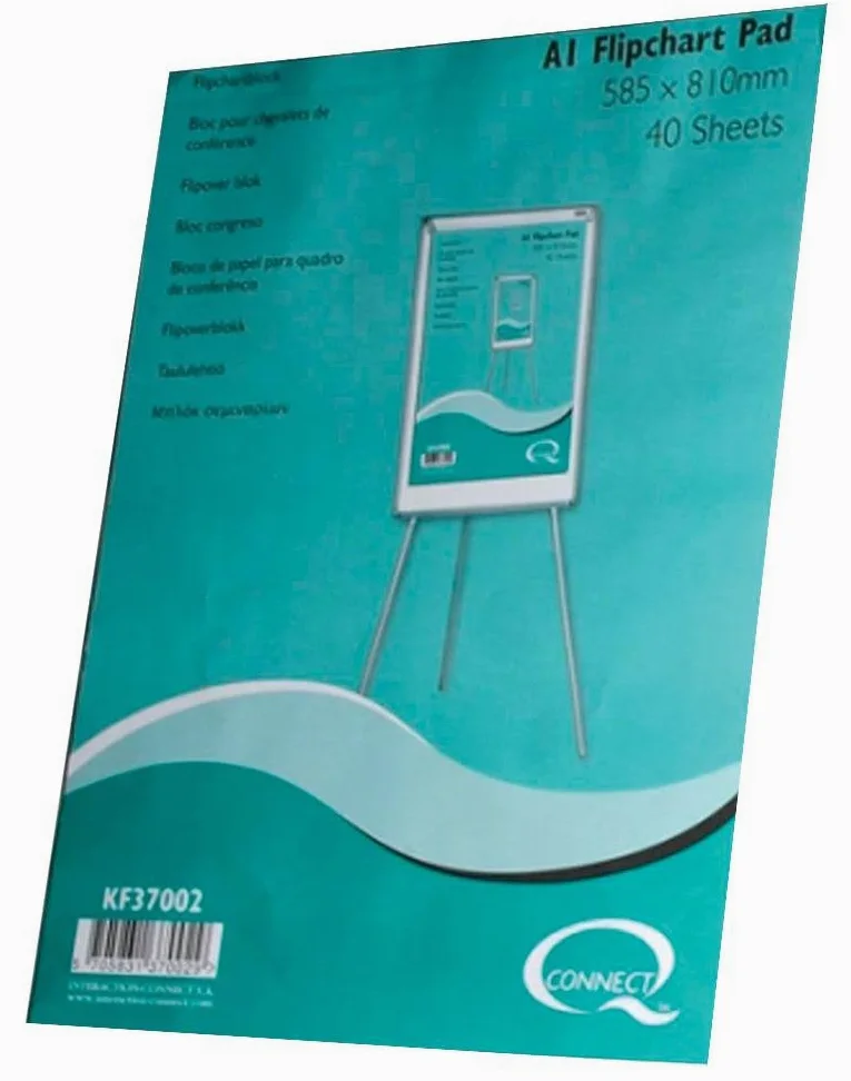 FLIPCHART Pads A1 40 fogli 5 pezzi, accessori per la presentazione, materiali di consumo per ufficio, confezione da 5 pezzi - KF37002