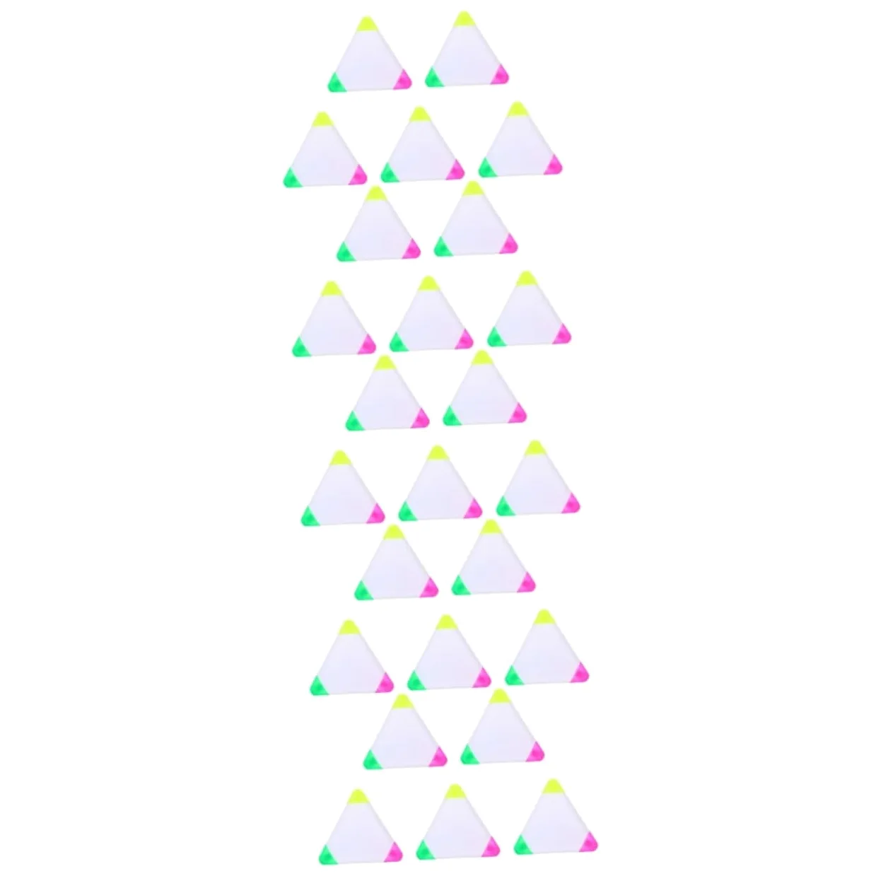 Angoily 5 Set Evidenziatore Penna A Fluorescenti Marcatori Triangolari Evidenziando Le Penne Da Scrittura Evidenziatori Penne Colorate Plastica Colorato 5 Pezzi*5