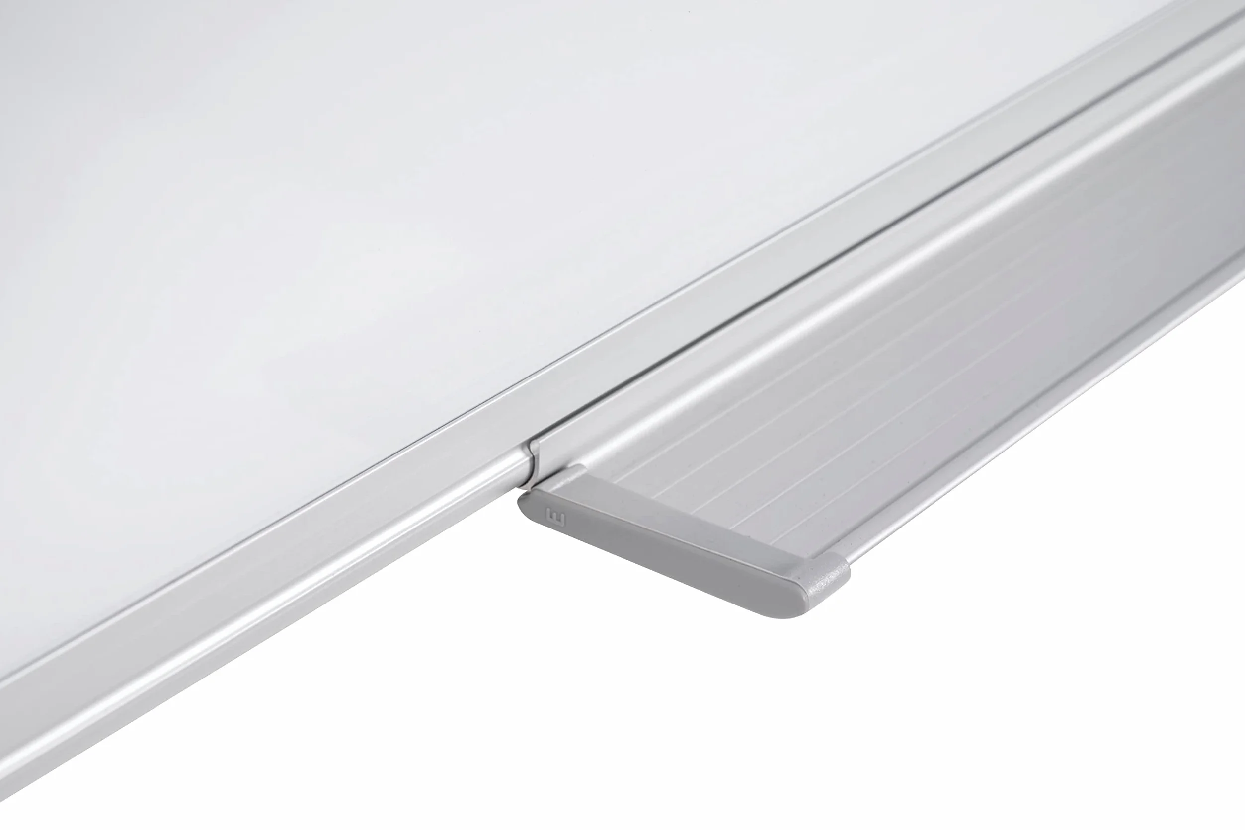 Bi-Office Lavagna Bianca Earth, Lavagna Ecologica Magnetica, Superficie In Acciaio Smaltato, Magnetica ed Cancellabile a Secco Con Cornice In Alluminio, 90 x 60 cm