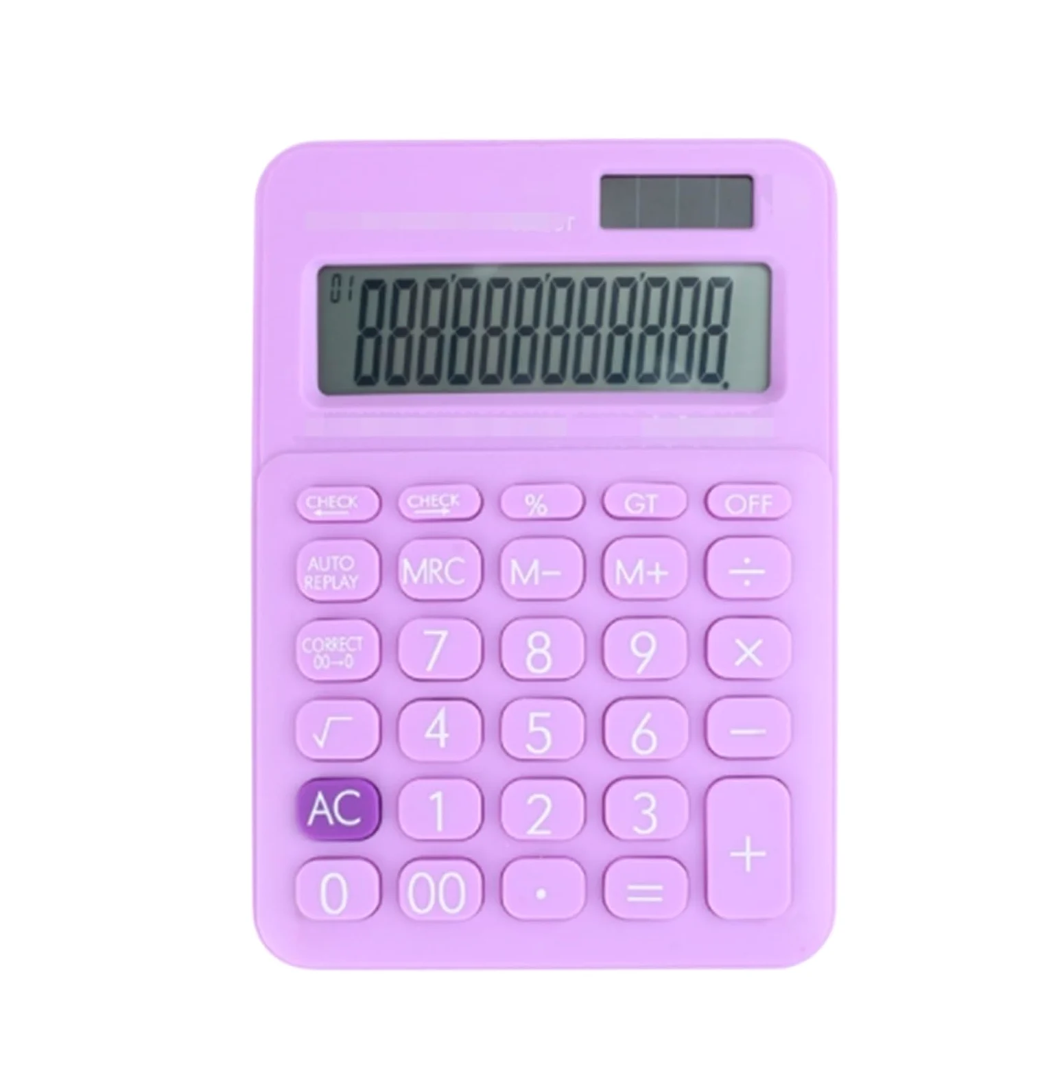 Strumenti Di Calcolo Calcolatrice Da Tavolo Con Display A 12 Cifre Multifunzione Adatta For Casa E Ufficio Adatto Per Lo Studio(Purple)