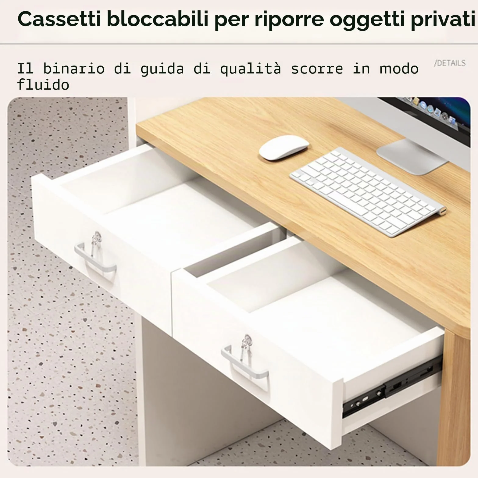 Piccola Reception, Reception Moderna, Bancone Receptions Con Cassetti E Ripiani, Receptions Barbiere, Ufficio Salone, Sala Ricevimenti, Salone Di Bellezza, Negozio Di Abbigliamento