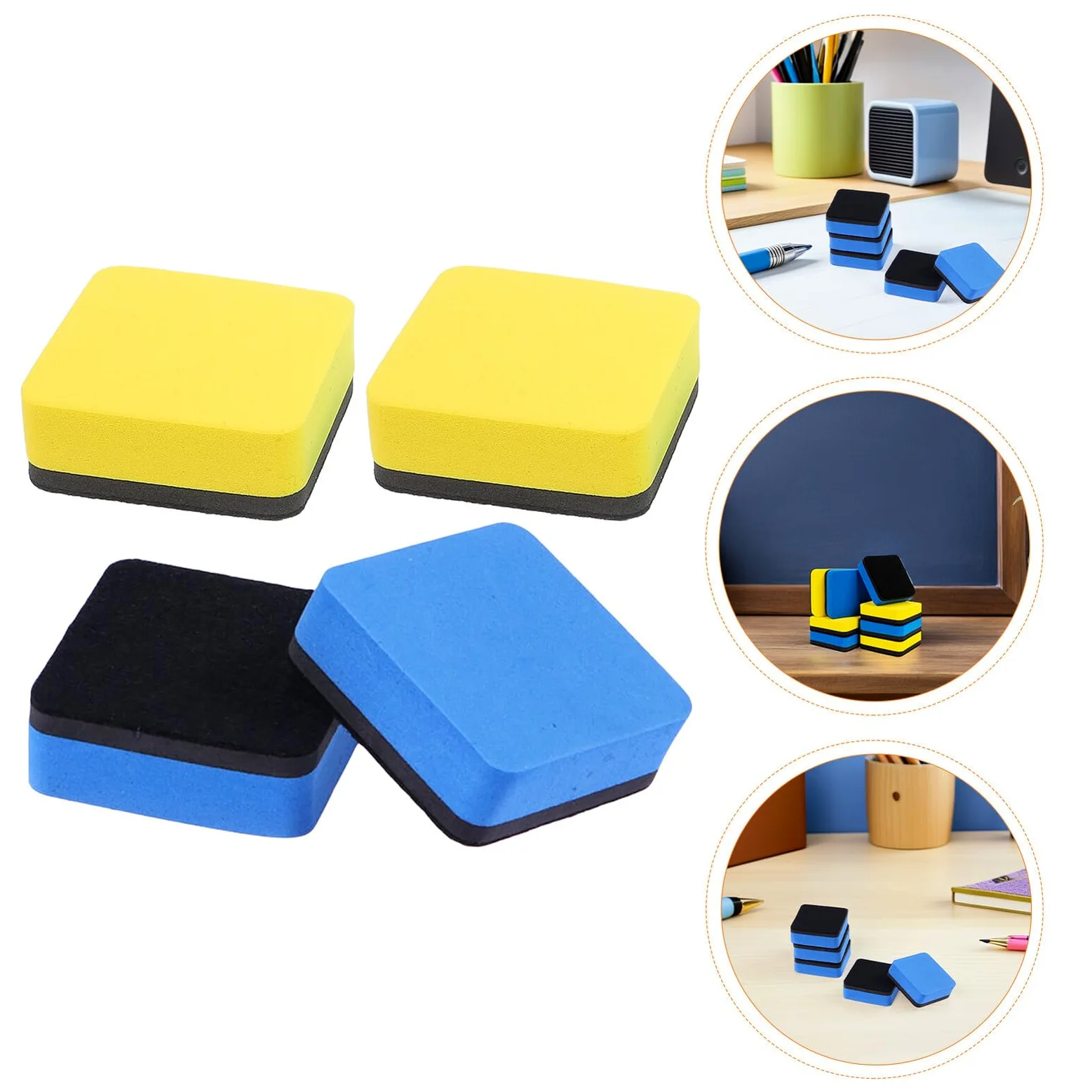 40 Pezzi l'insegnante fornisce gomme da cancellare a secco gomme da cancellare per lavagne bianche per aule mini cancellini per lavagna per studenti gomma per lavagne EVA