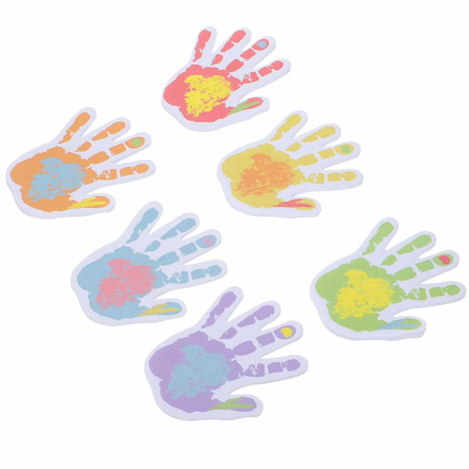 HOMSFOU 5 Pezzi Note Adesive Colorate Autoadesive Memo Stickers Cartoon per Ufficio e Studio per Pianificare e Annotare Importanti