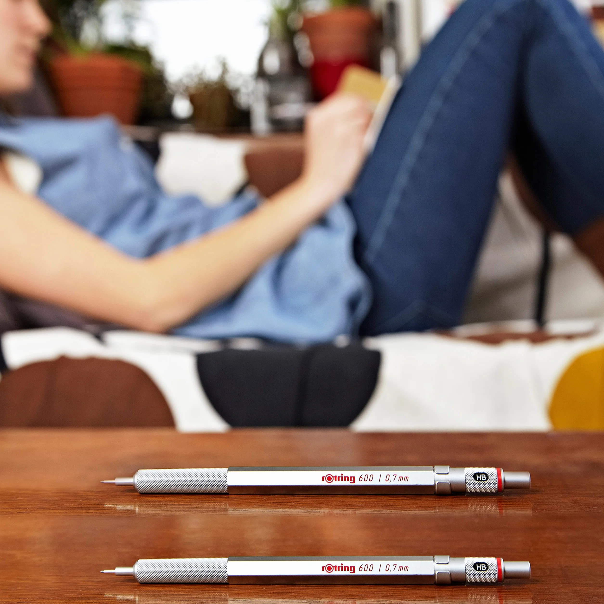 rOtring 600 matita meccanica HB 0,7 mm Argento