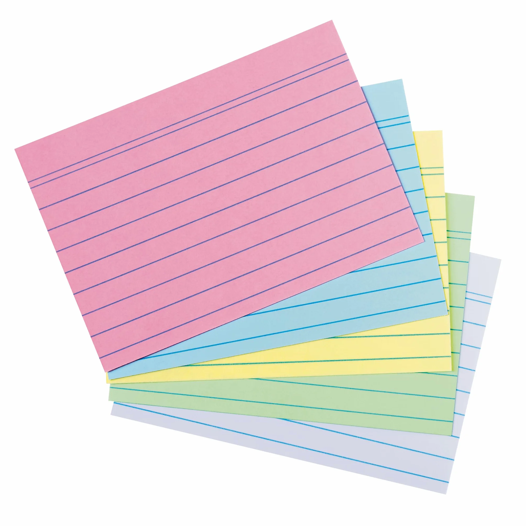 herlitz Cartoncini A7 a righe 170 g/m² senza legno 40 pezzi confezione da 200 scuola studio ufficio