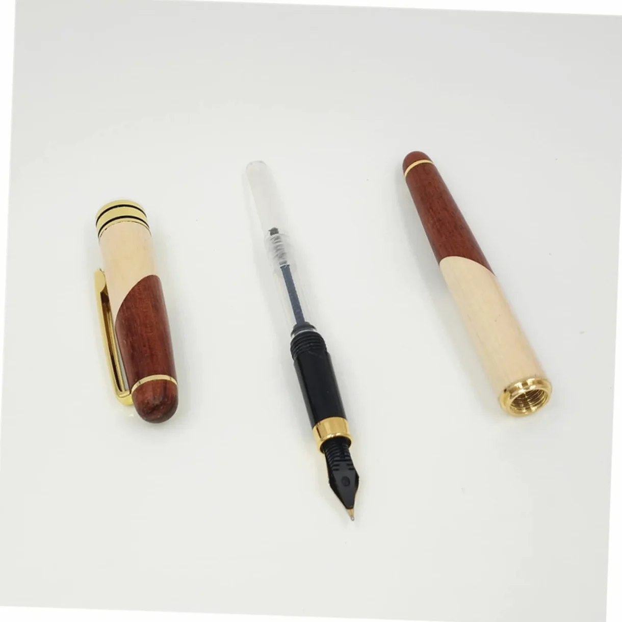 TEHAUX 3pezzi Penne Di Con Scatola Nera Penna Slim e Leggera Per Ufficio e Scuola Per Anniversari e Occasioni Speciali