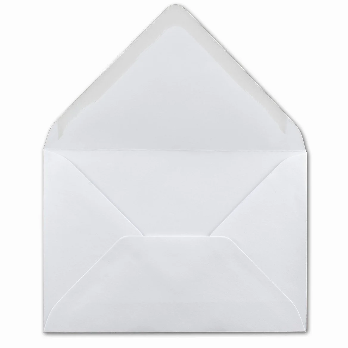 Glüxx-Agent - 400 buste per lettere, formato DIN B6, 12 x 16,8 cm, 100 g/m², incollaggio a umido, senza finestra, colore: bianco