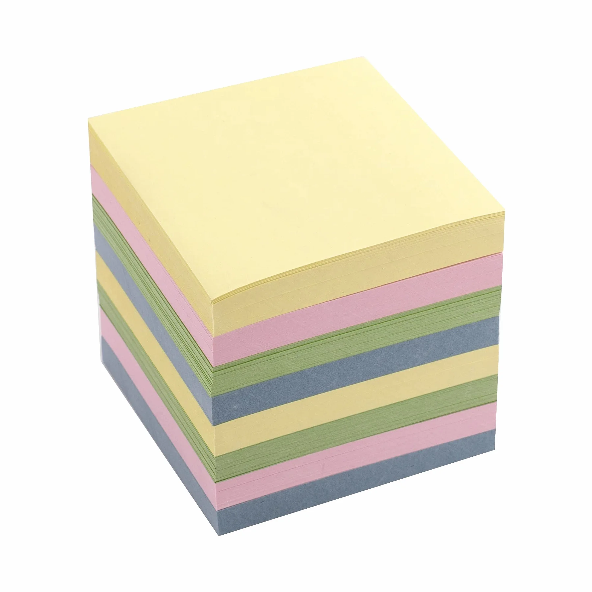 D.RECT Blocco note 85 x 85 x 80 mm 750 fogli colori pastello scatola appunti cubo
