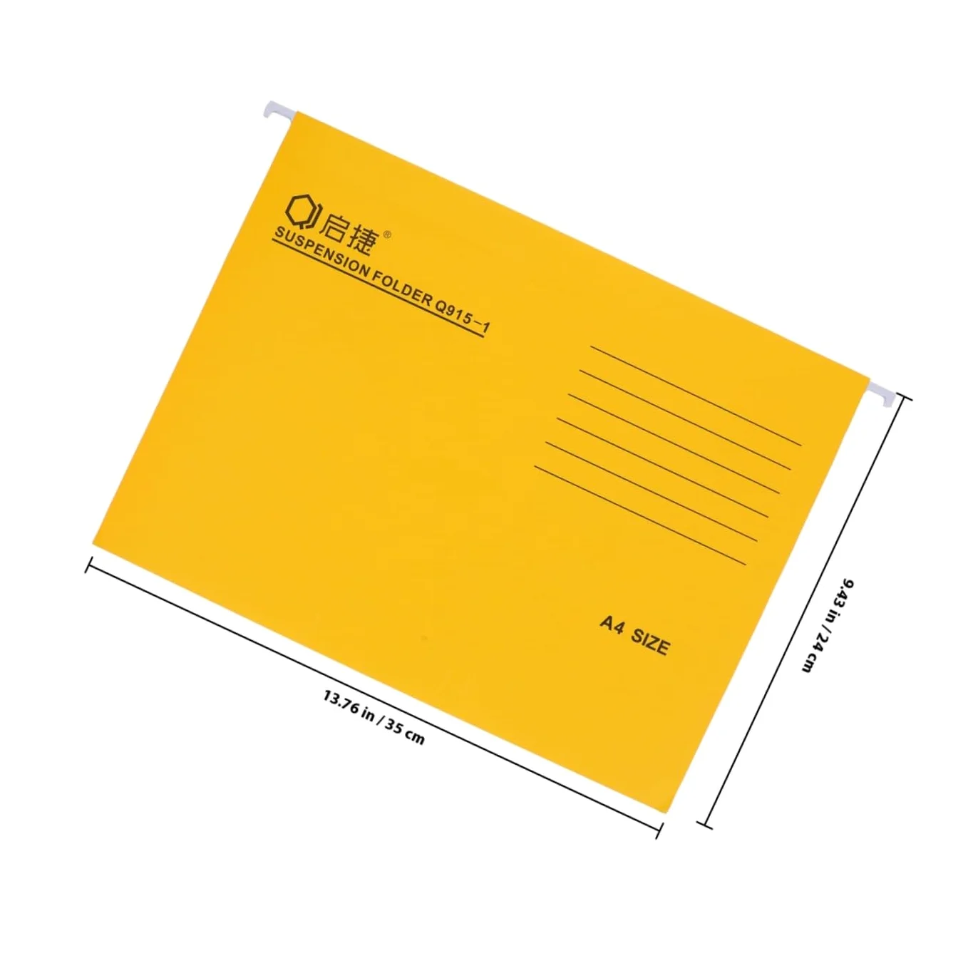 Confezione da 12 Cartelle Sospese in Carta e Metallo, Formato A4, Porta Documenti da Ufficio e Scuola, Organizzazione Stabile
