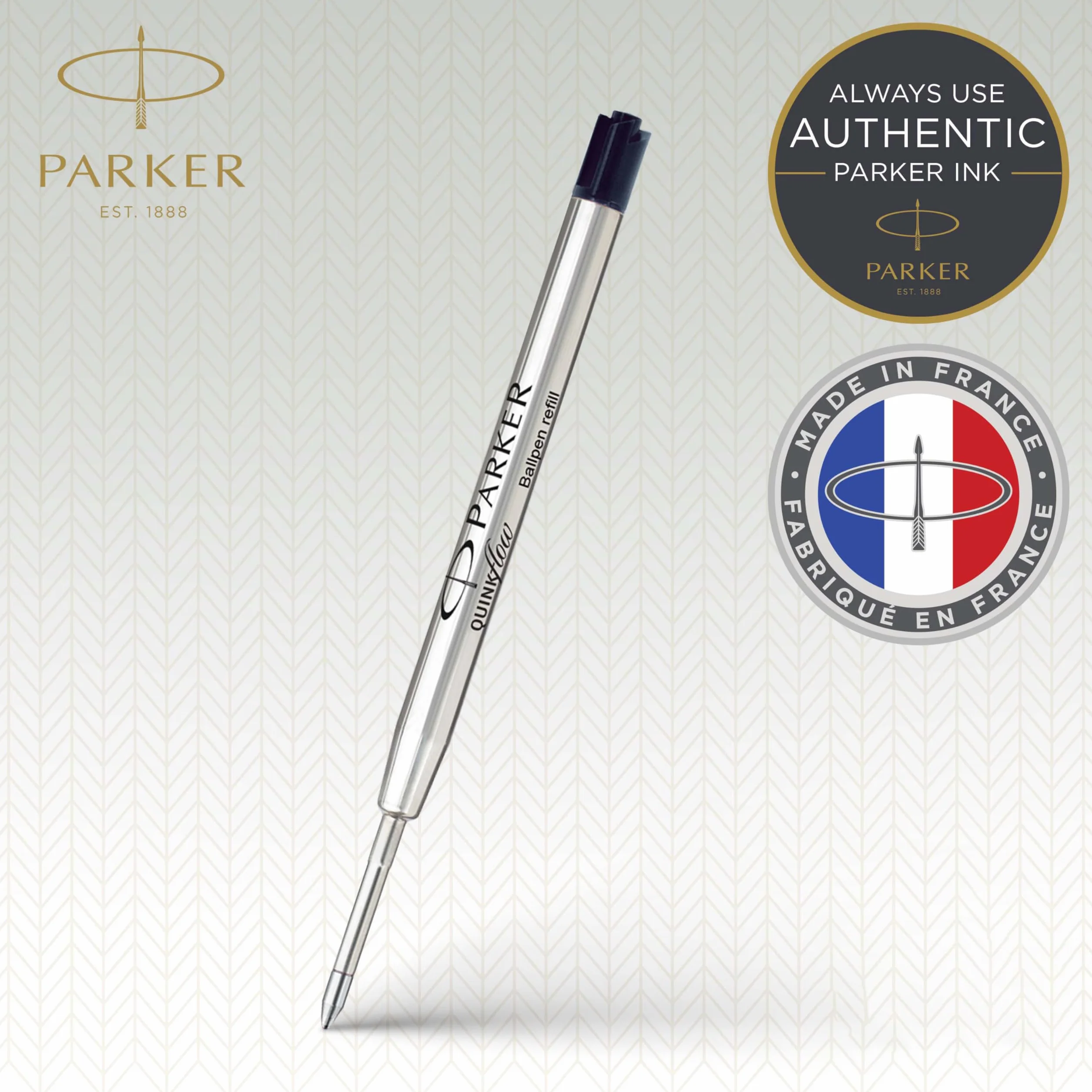 Parker Quinkflow ricarica penna a sfera punta fine nero