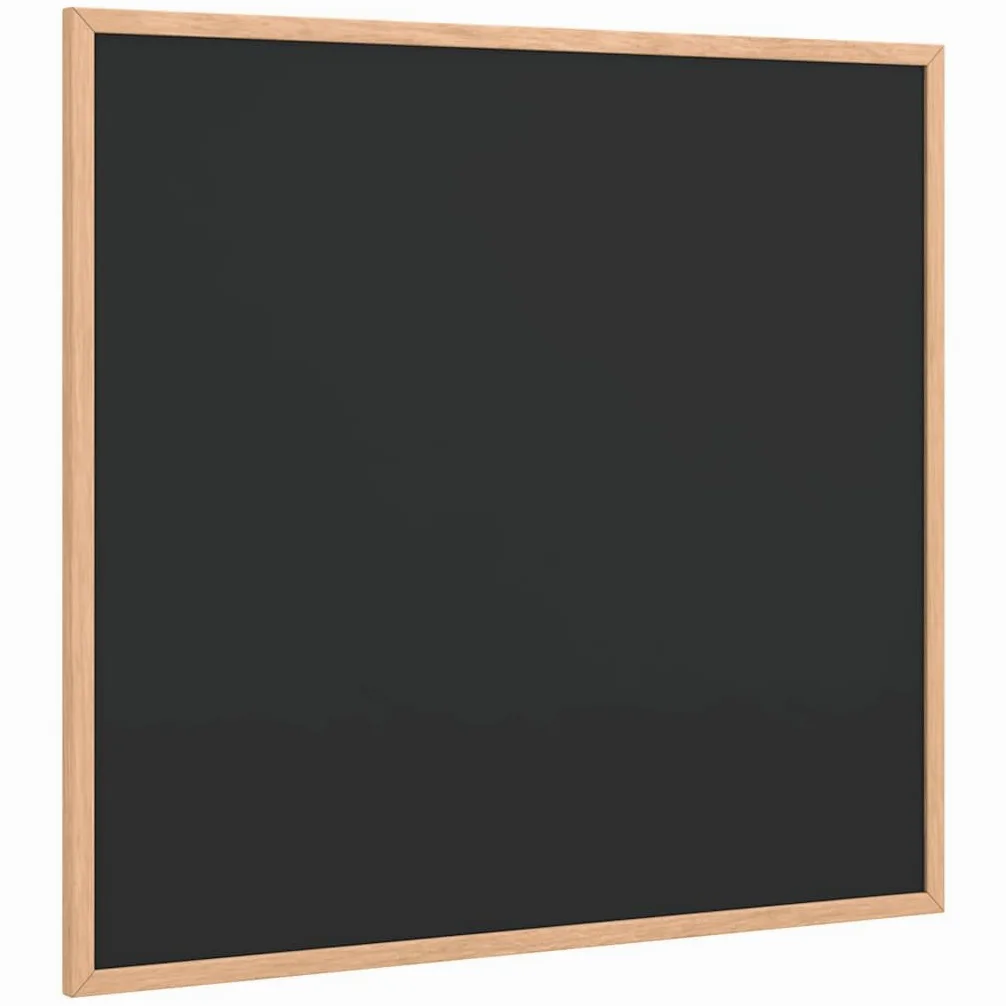 Rantry Arredo Lavagna con Cornice in Legno Massello di Pino Nero 60x55 cm, Mobilia Arredo Mobili da Interni per Camera da Letto Soggiorno Ufficio
