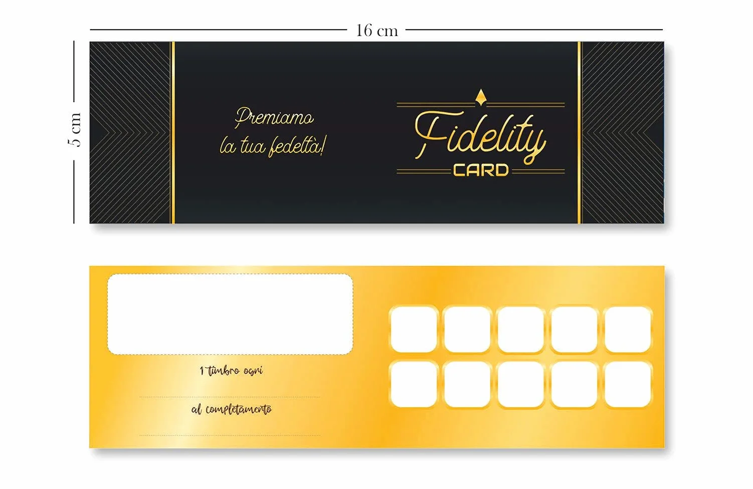 GHIBLI Tessere Fedeltà con 10 Caselle da Timbrare - Programma Fedeltà per Premiare Clienti - Fidelity Card (50)