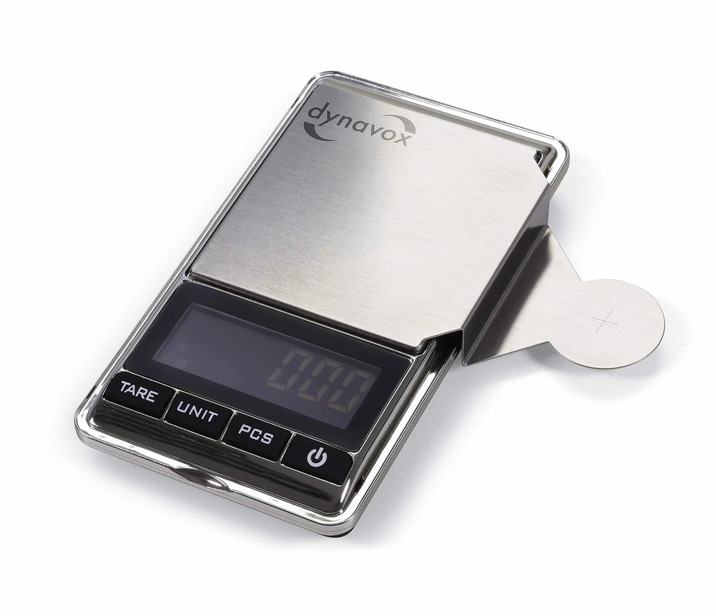 Dynavox Bilancia Elettronica TW-4 per Braccio, Misura Forza Appoggio Testine Giradischi, Piattaforma Antimagnetica Alta Precisione