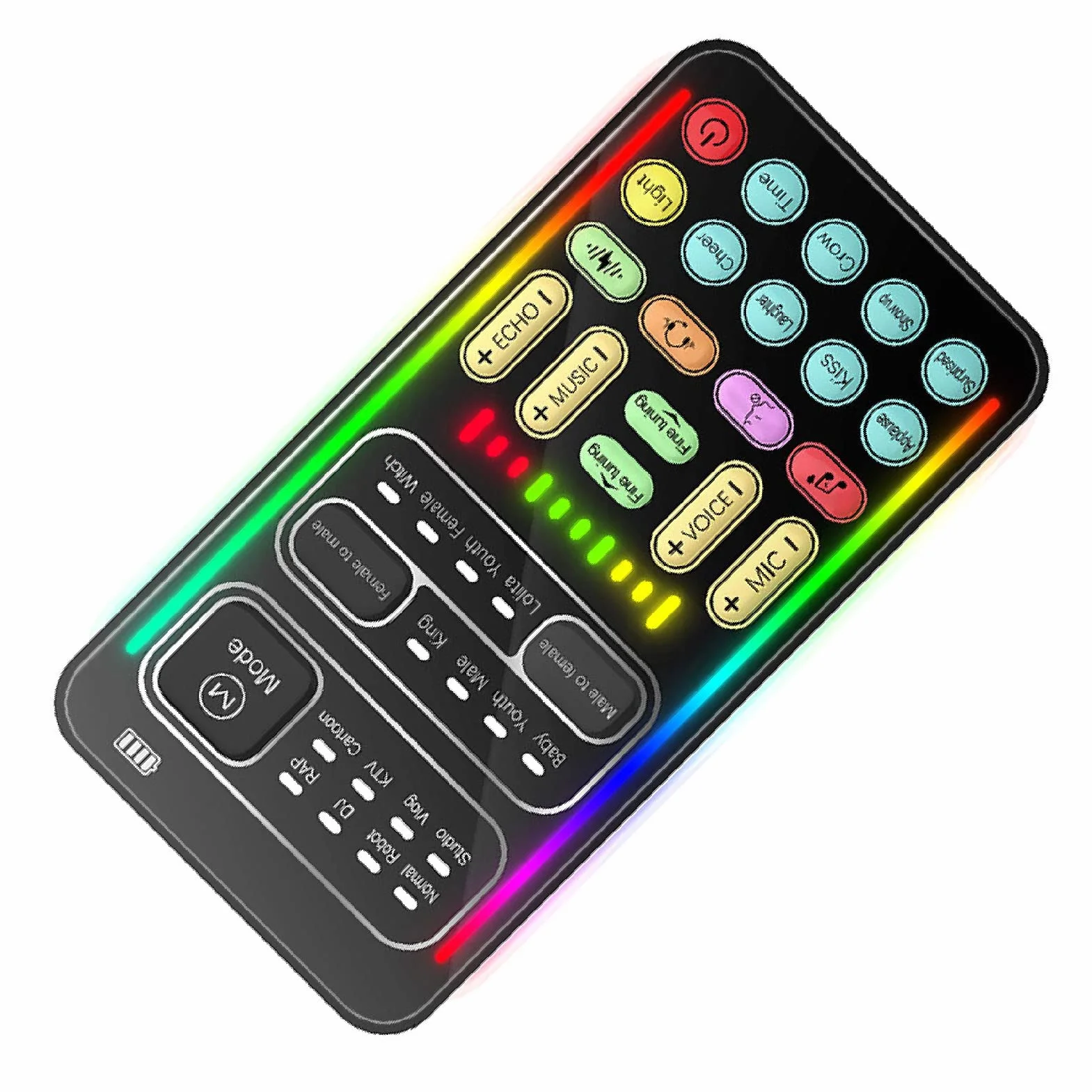 Dispositivo Cambia Voce Portatile, Scheda Portatile Multifunzionale per Trasmissione in Diretta, Mascheratore Vocale per Effetti Multifunzionali per Telefoni Cellulari, PC,