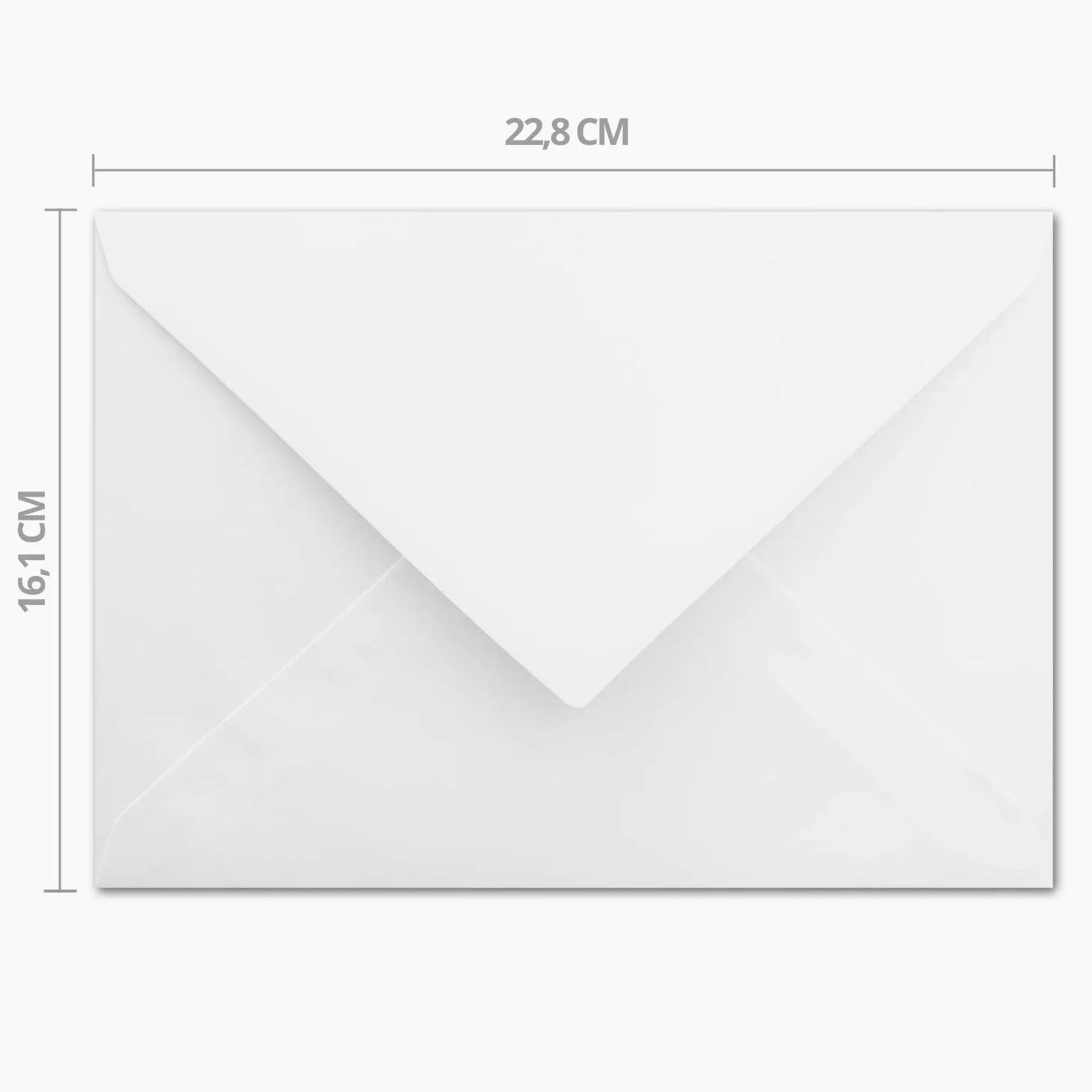 1000 buste per lettere, formato DIN C5, 16,1 x 22,8 cm, con chiusura a umido, 90 grammi per m², superficie liscia e opaca con piacevole al tatto